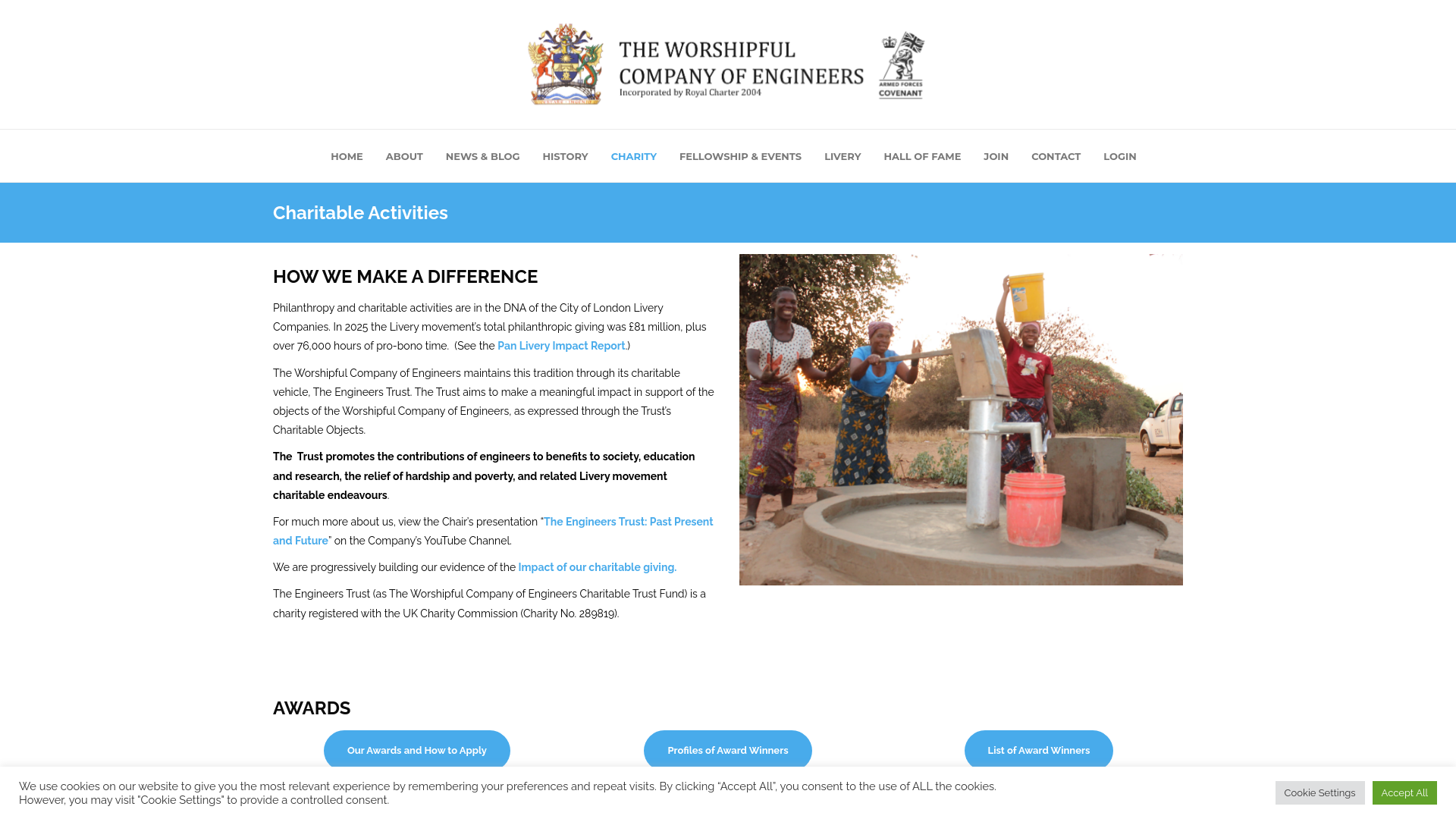 Website screenshot