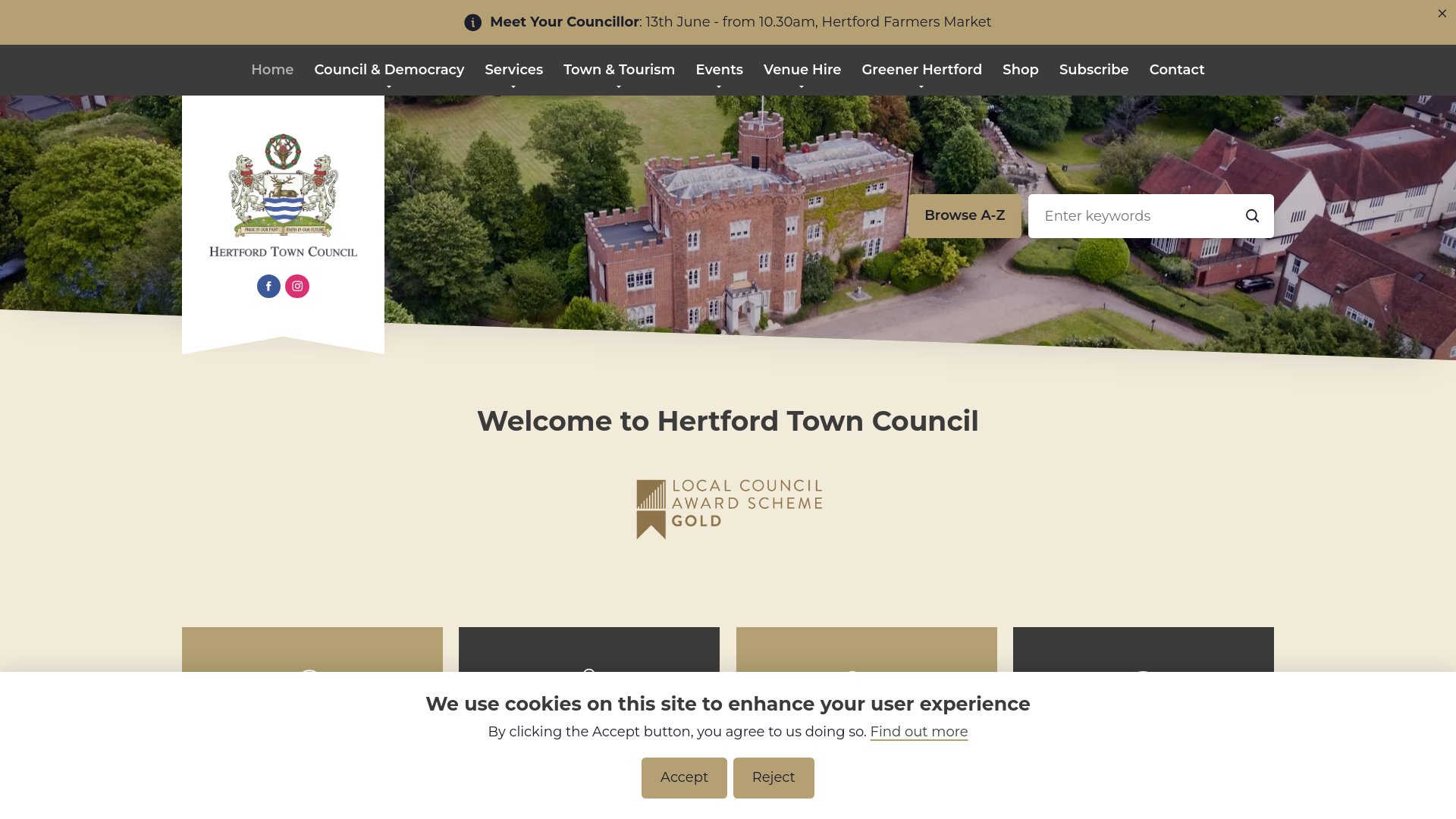 Website screenshot