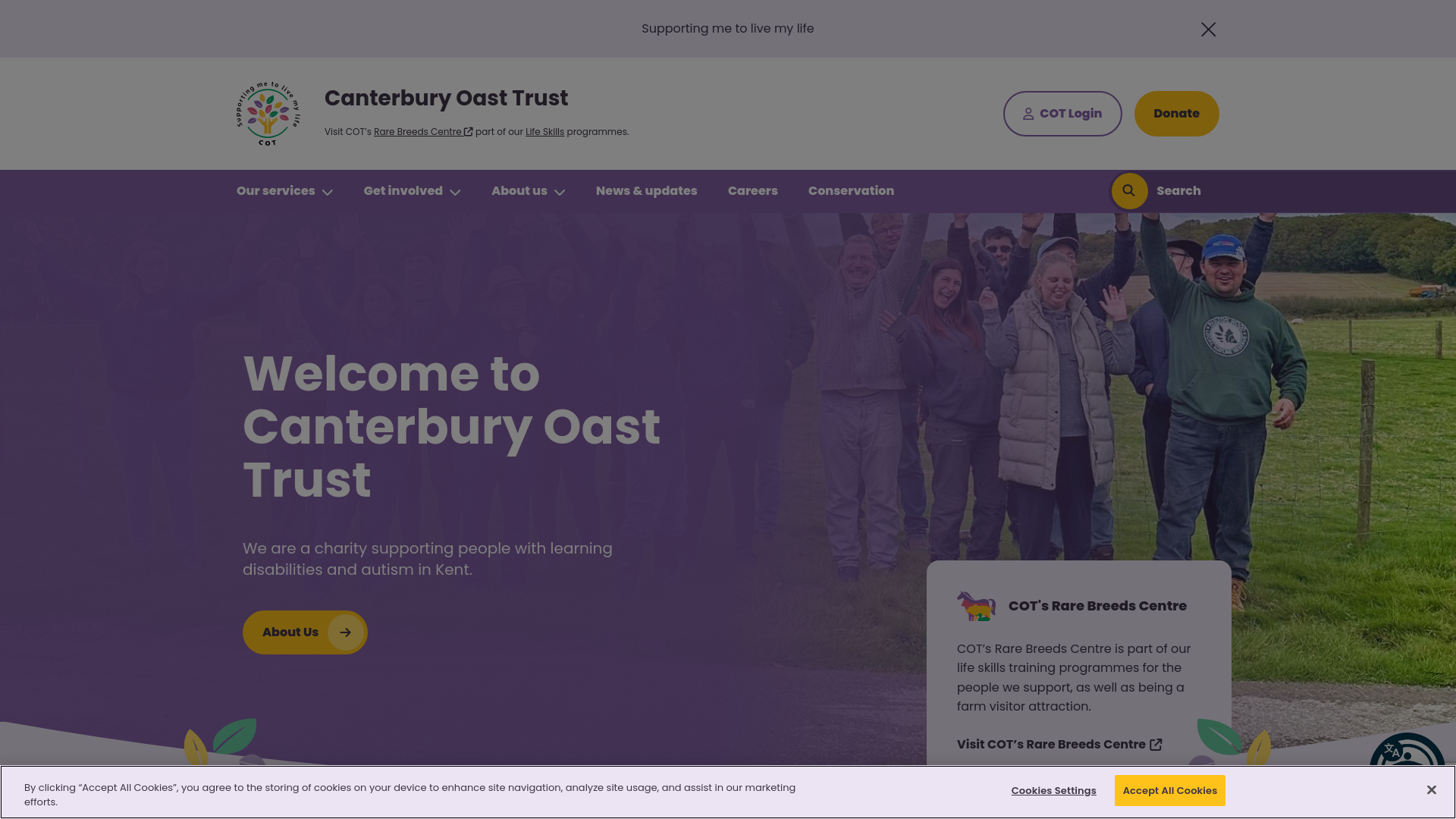 Website screenshot