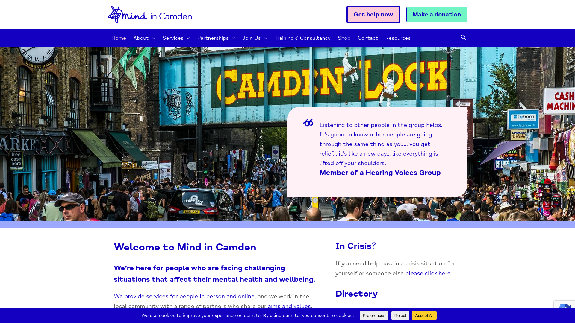 Website screenshot