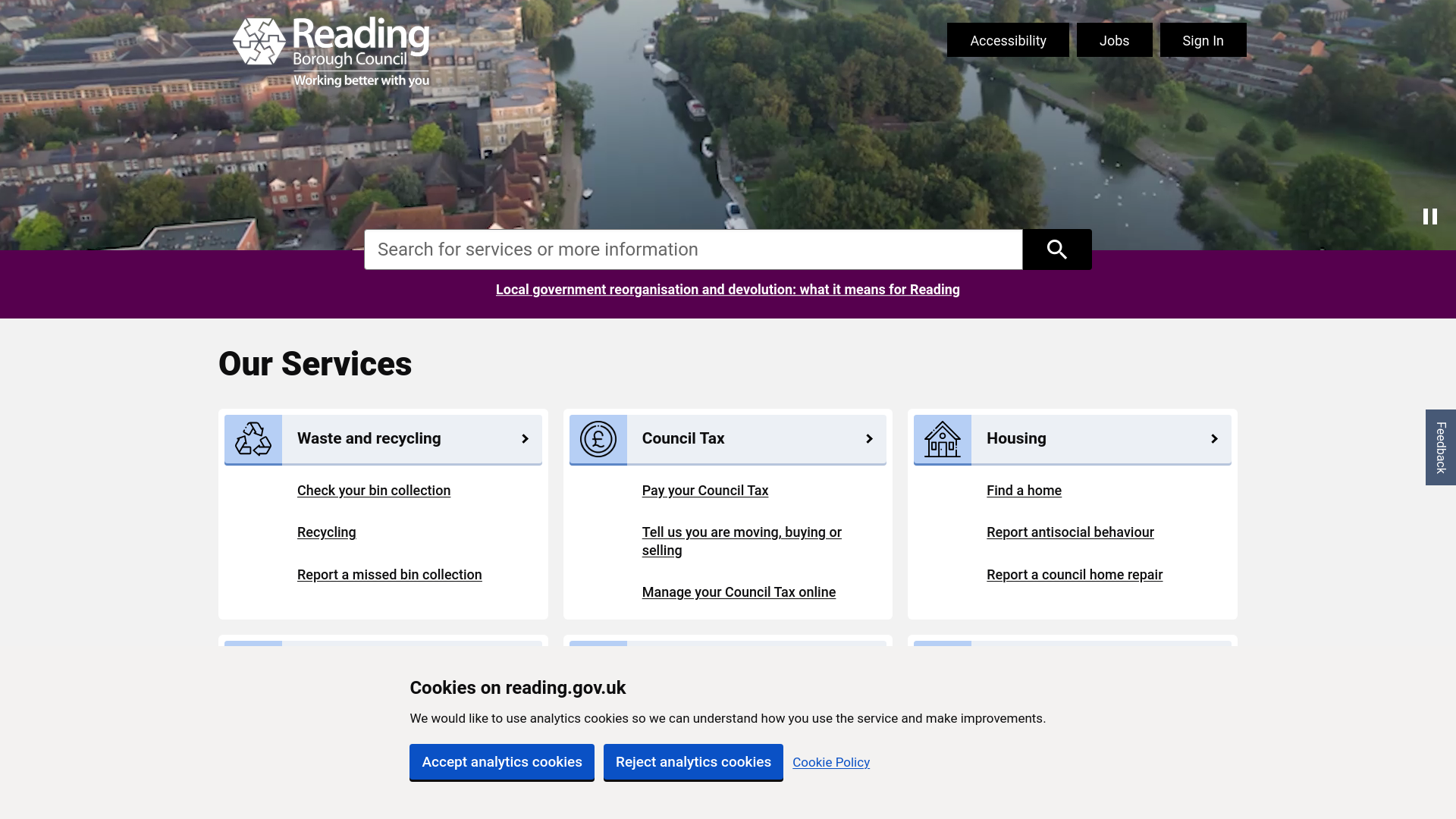Website screenshot