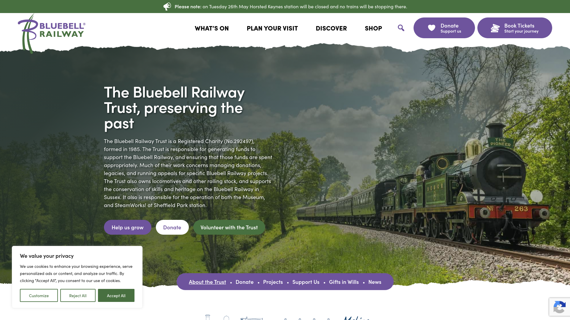 Website screenshot