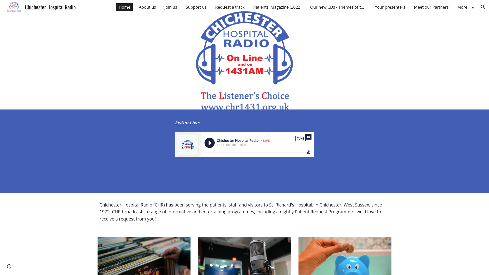 Website screenshot