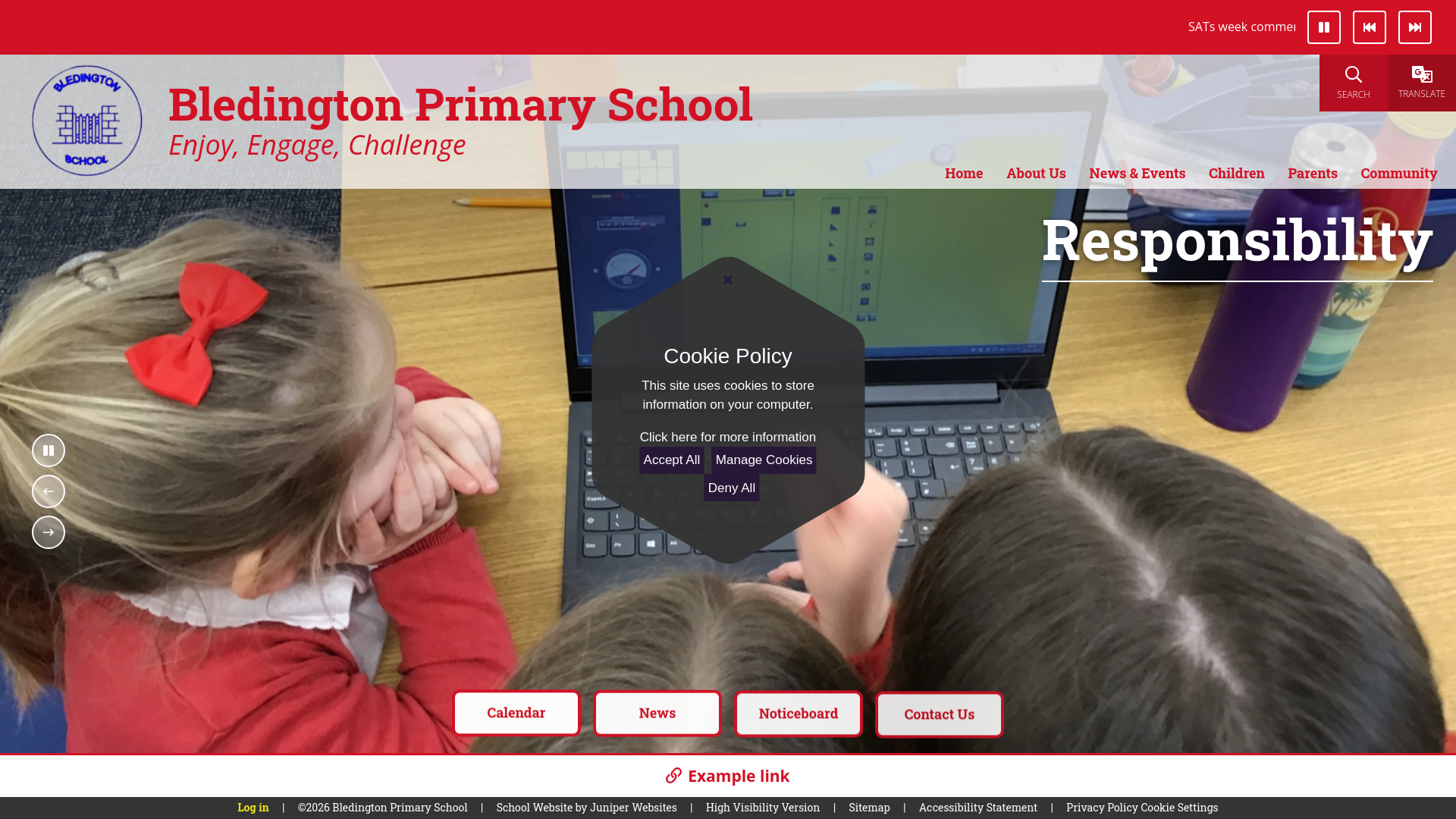 Website screenshot