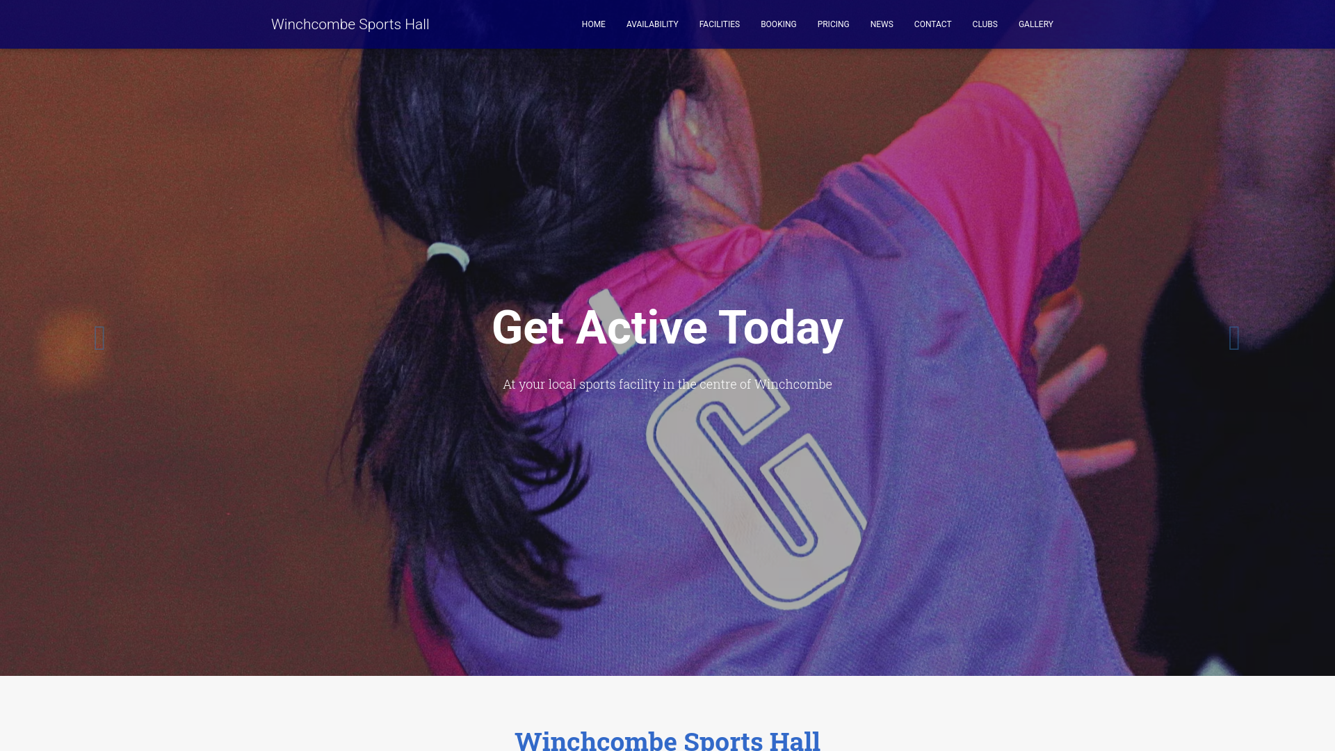 Website screenshot