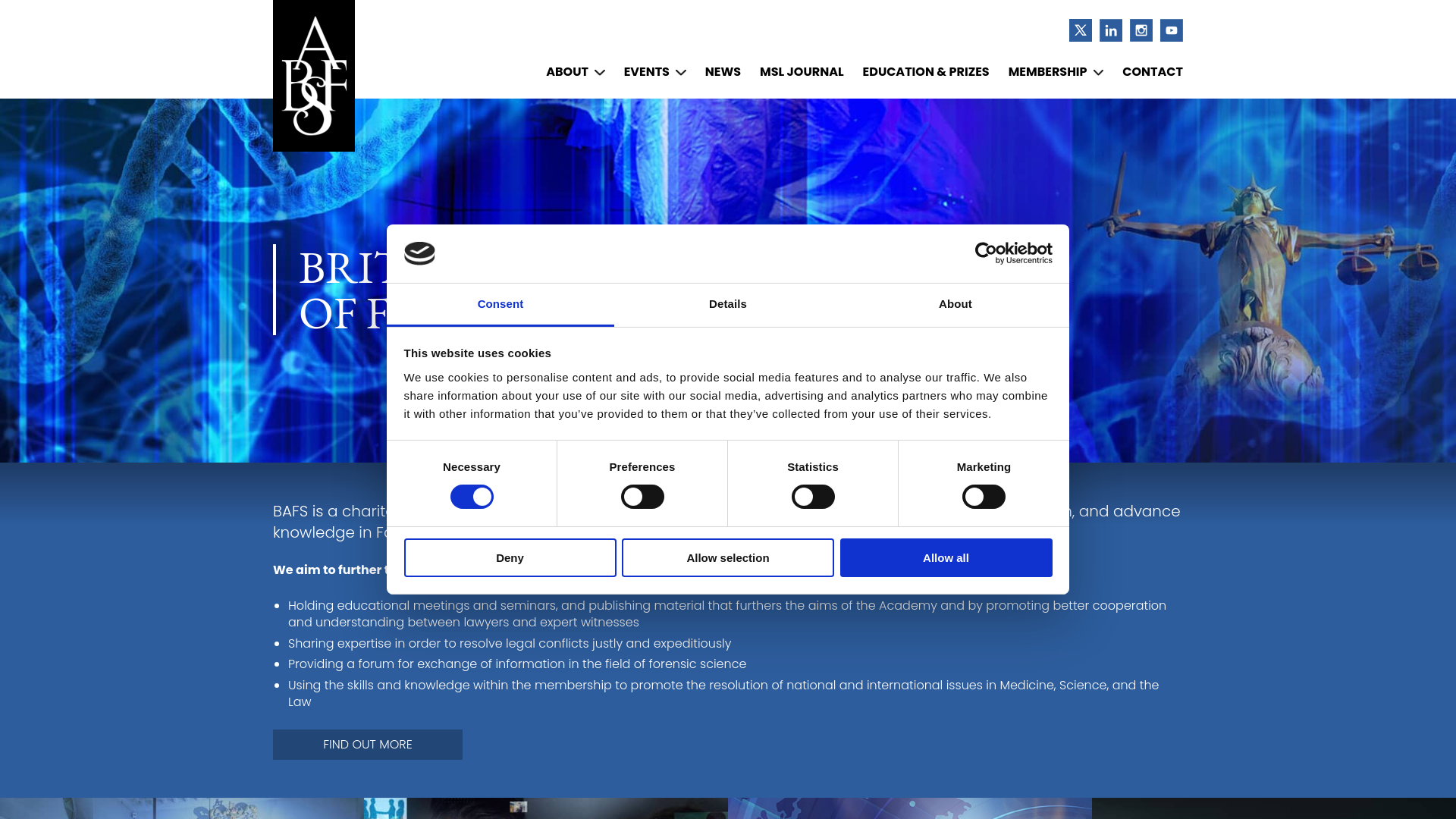 Website screenshot