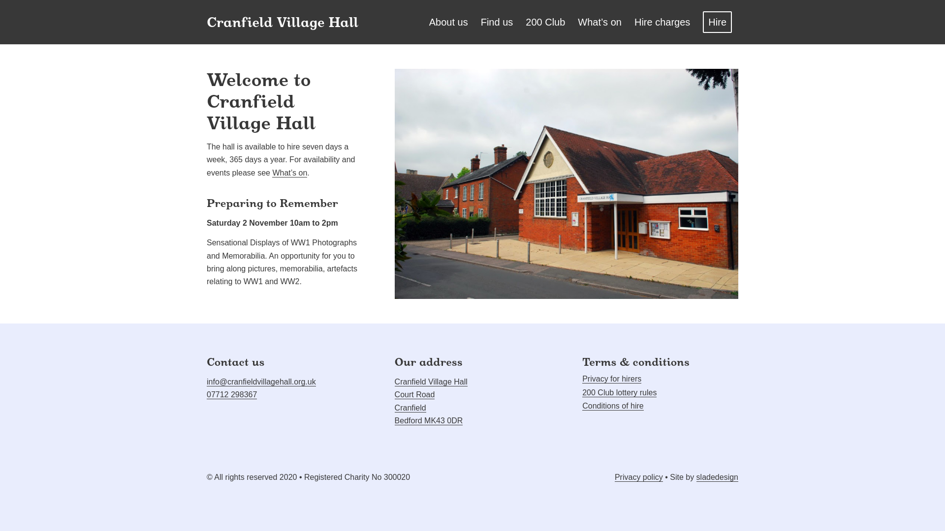 Website screenshot