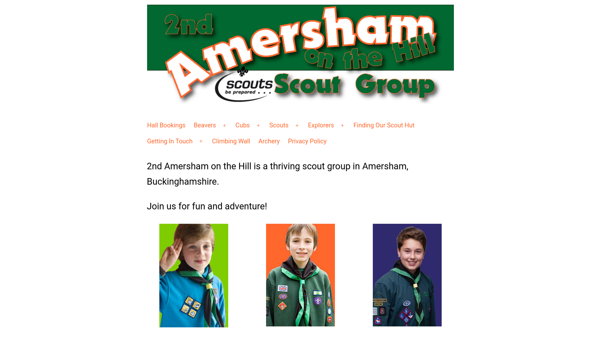 Website screenshot
