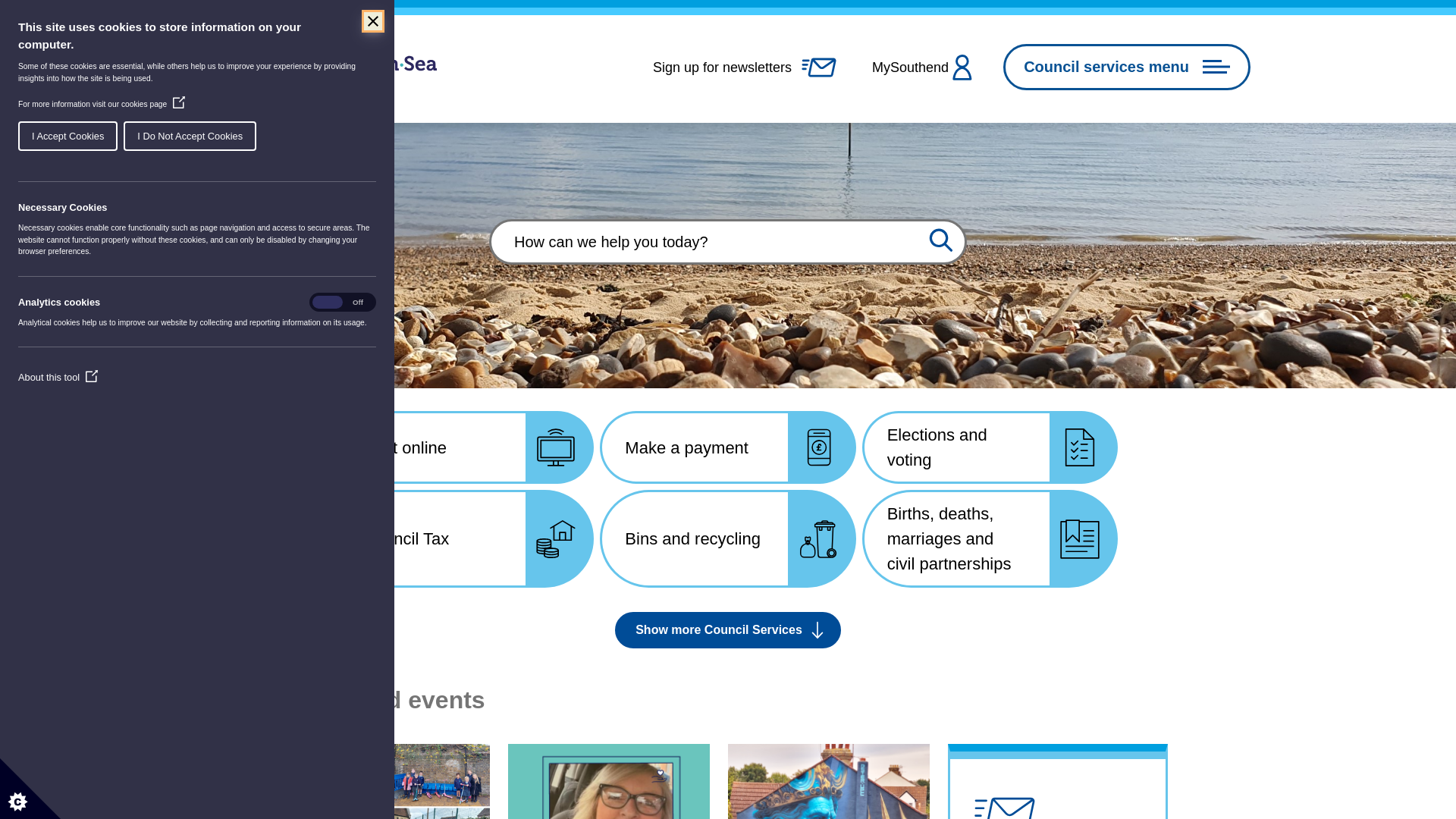 Website screenshot