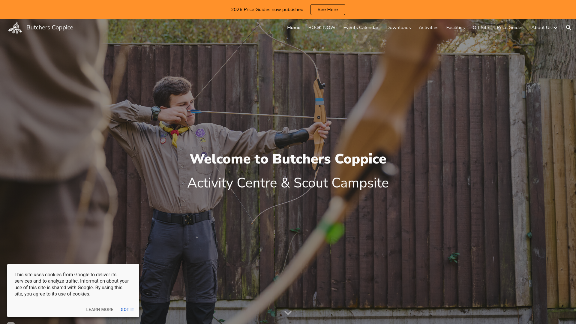Website screenshot