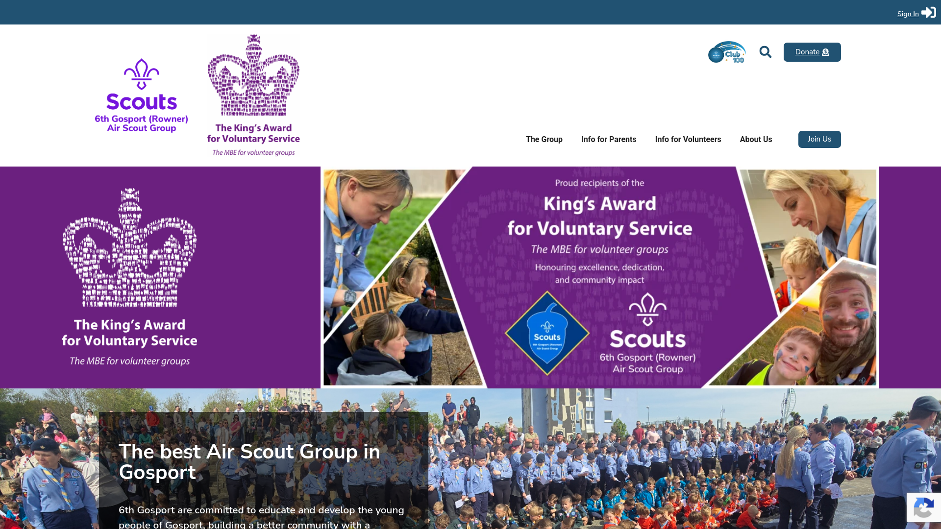 Website screenshot