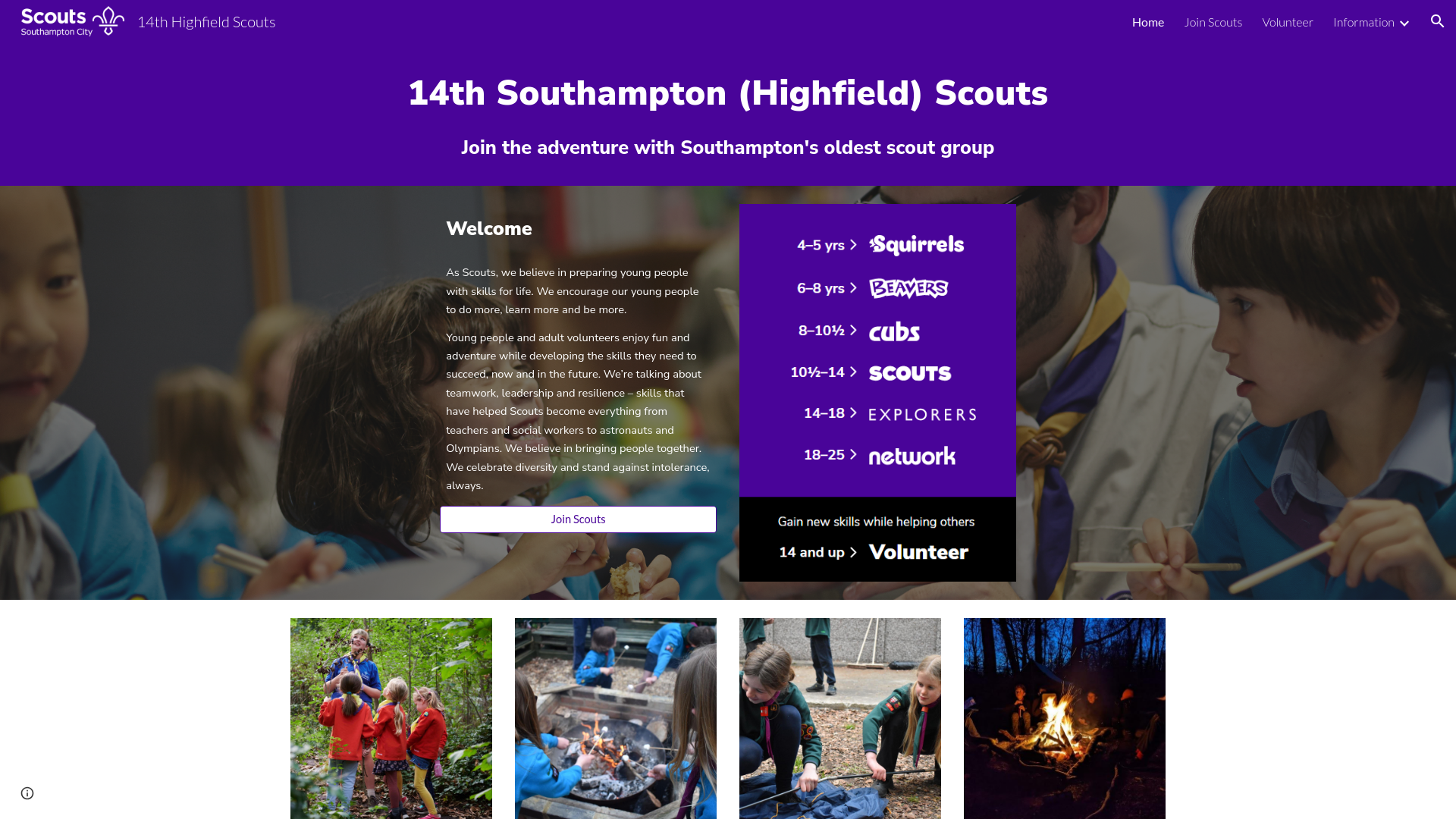 Website screenshot