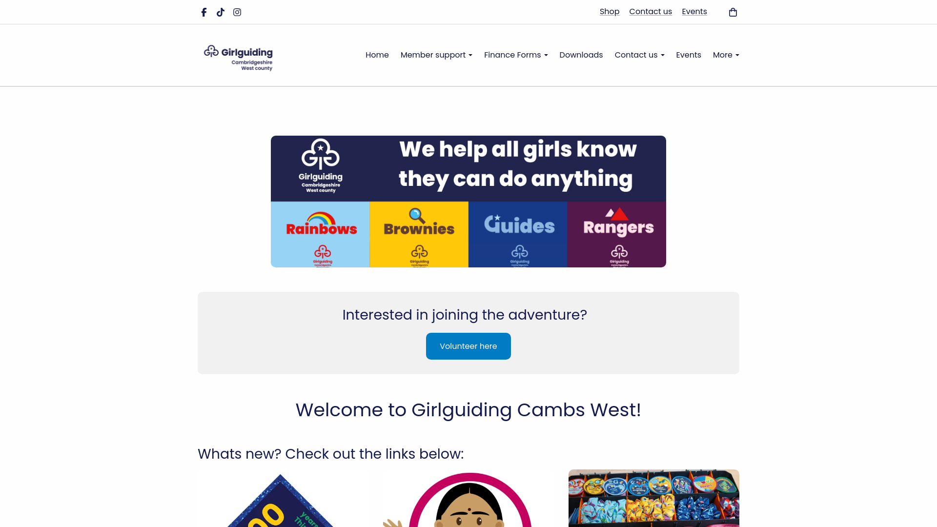 Website screenshot