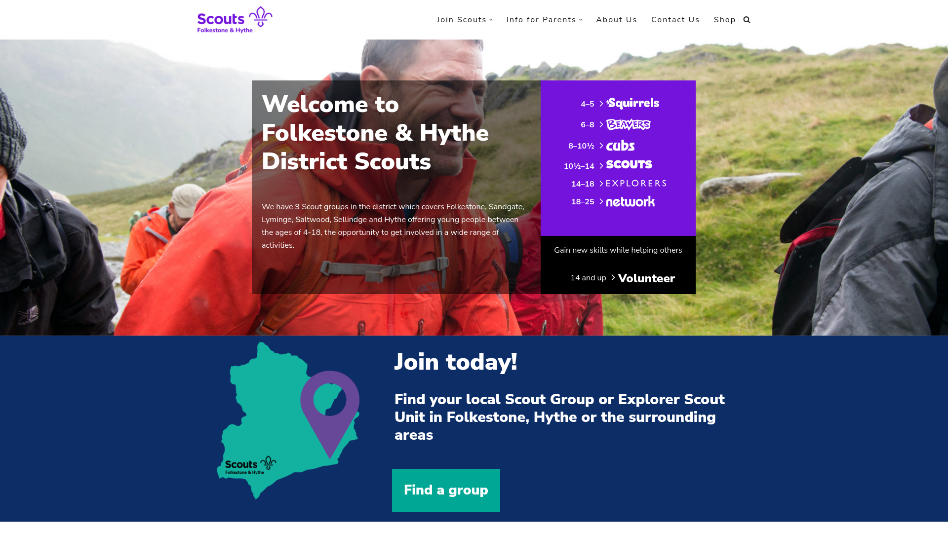 Website screenshot
