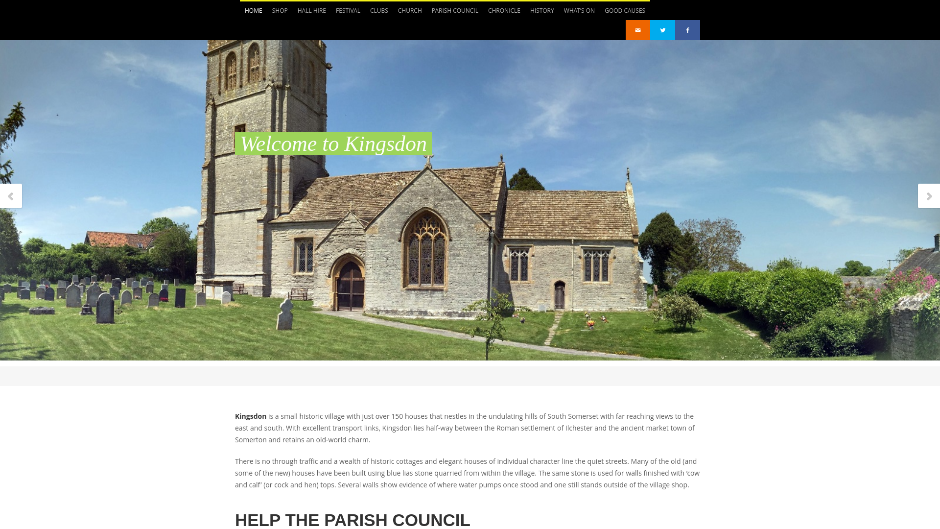 Website screenshot