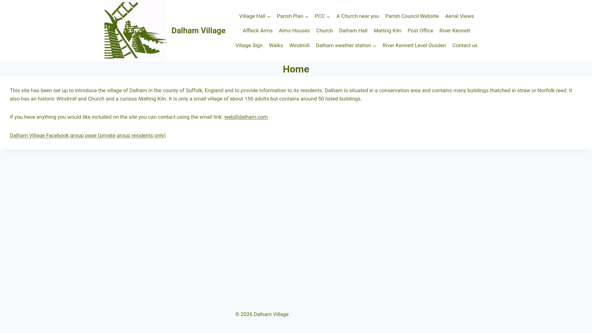 Website screenshot