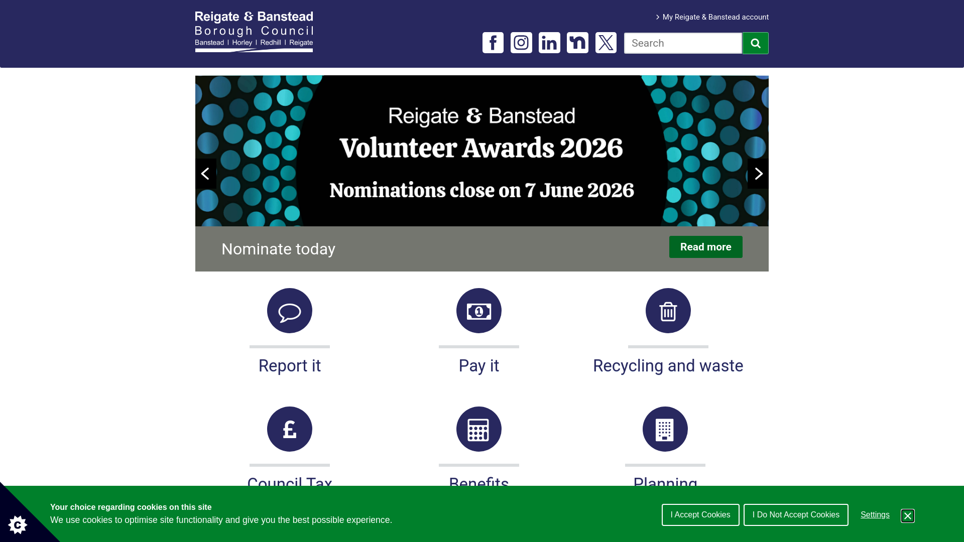 Website screenshot