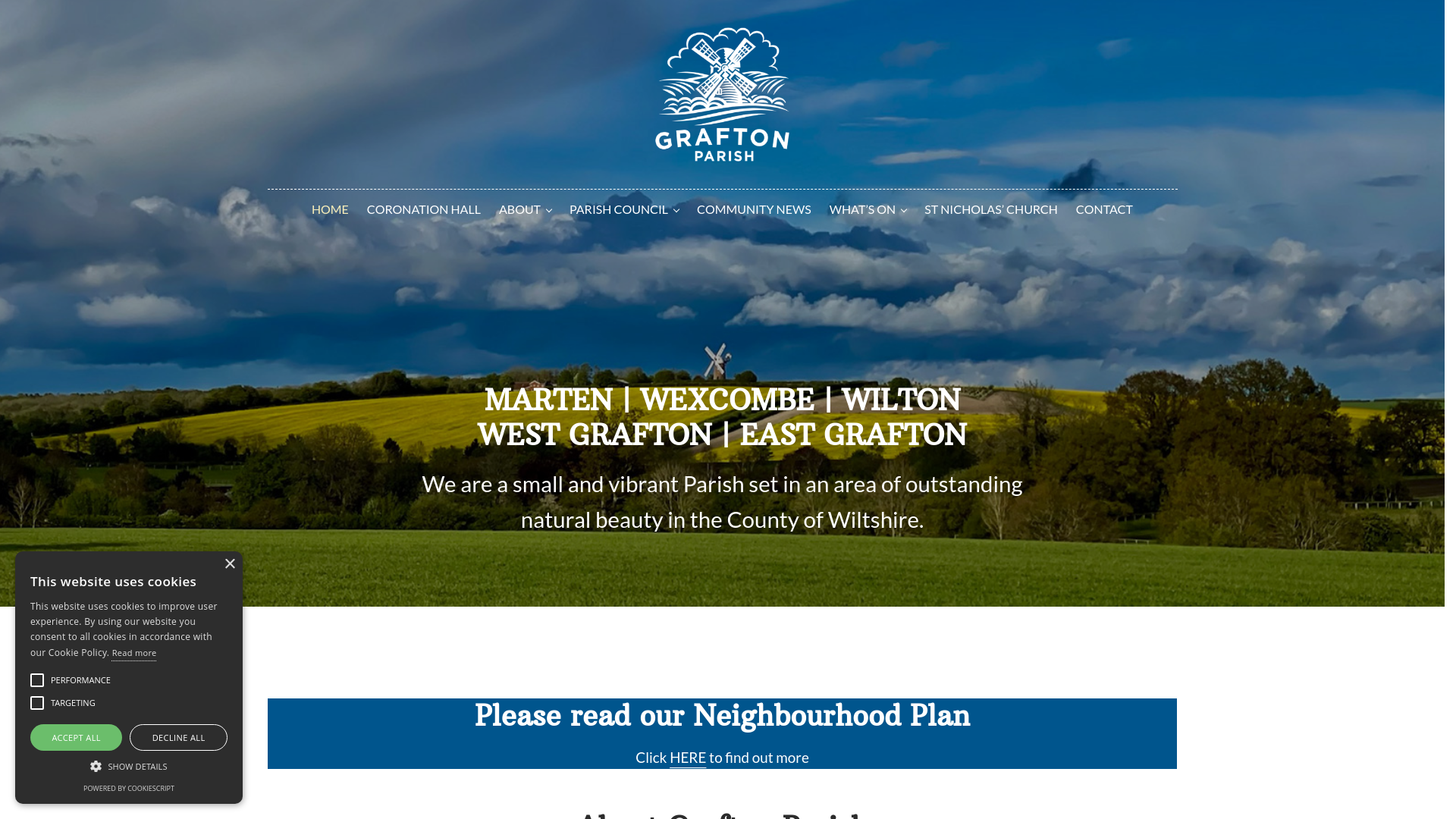 Website screenshot