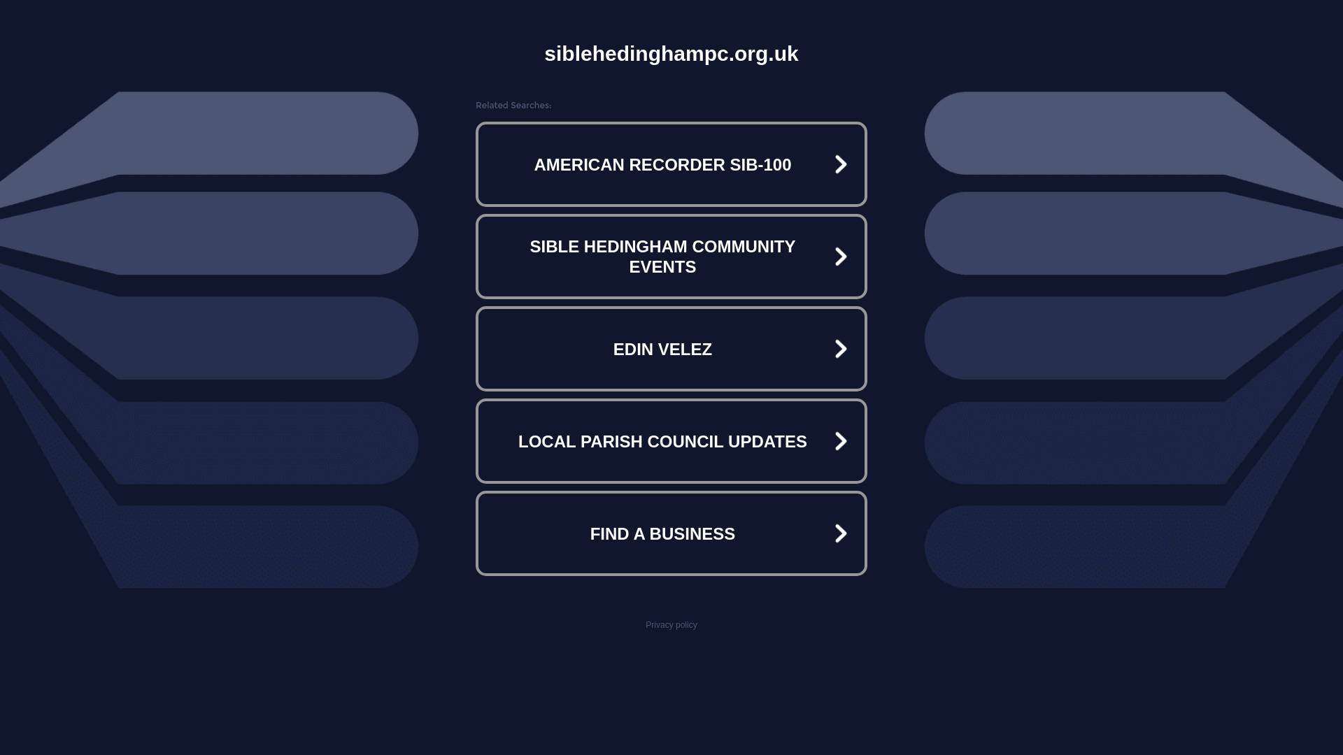 Website screenshot