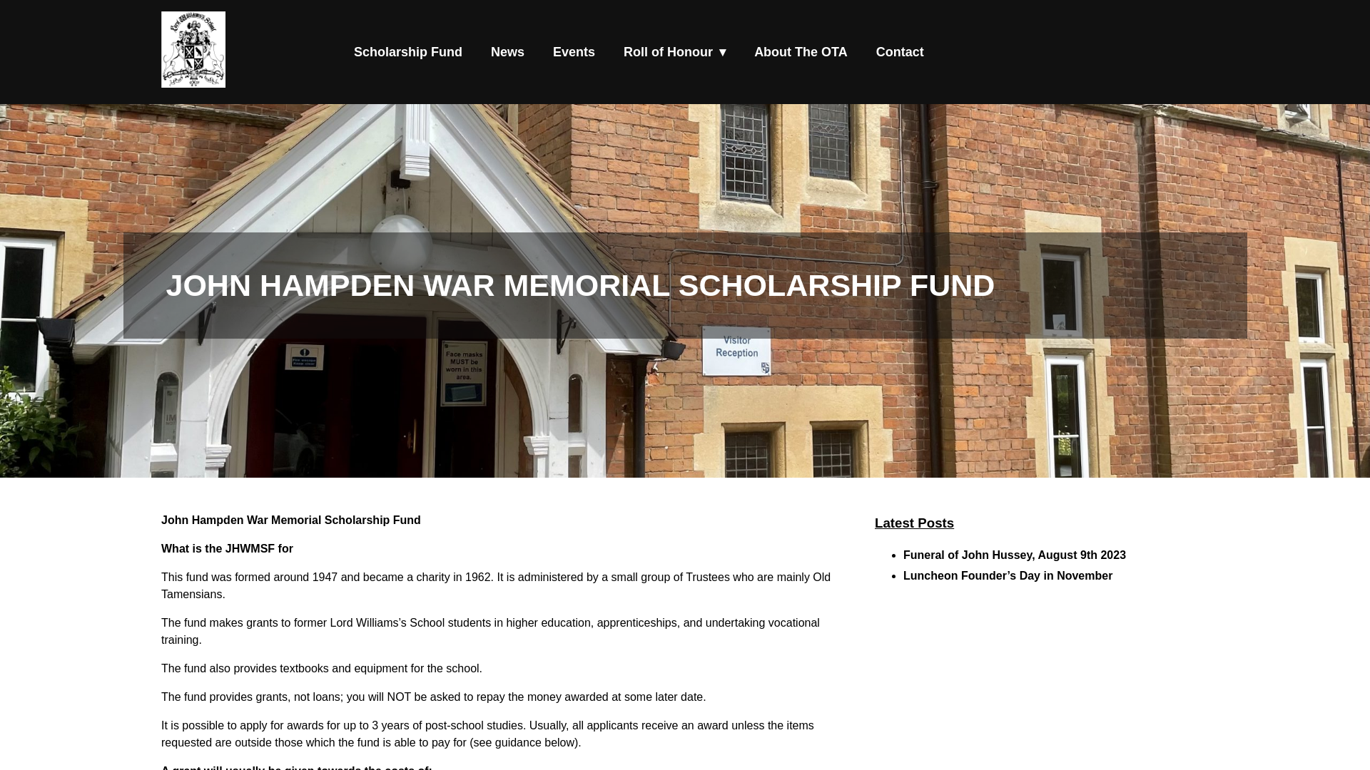 Website screenshot