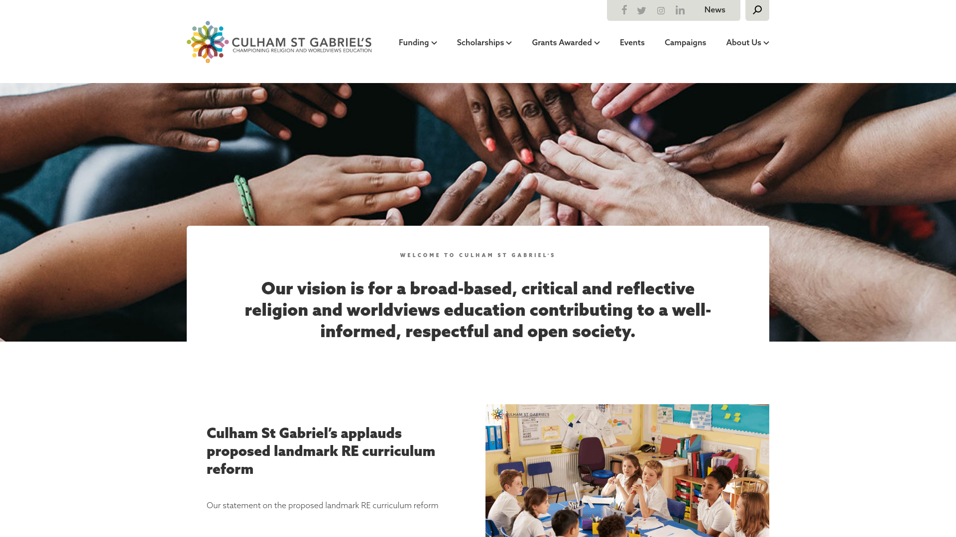 Website screenshot