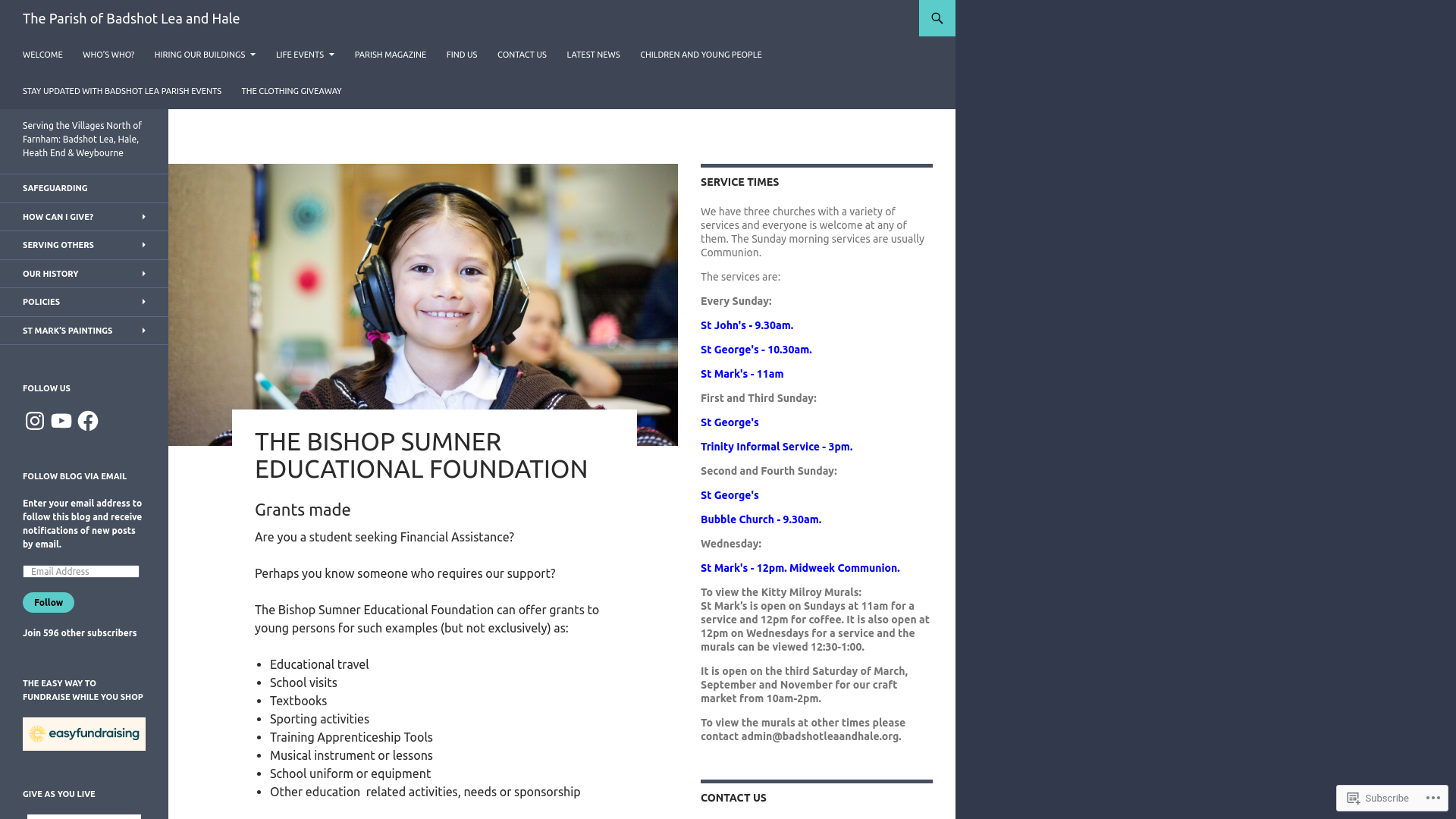 Website screenshot