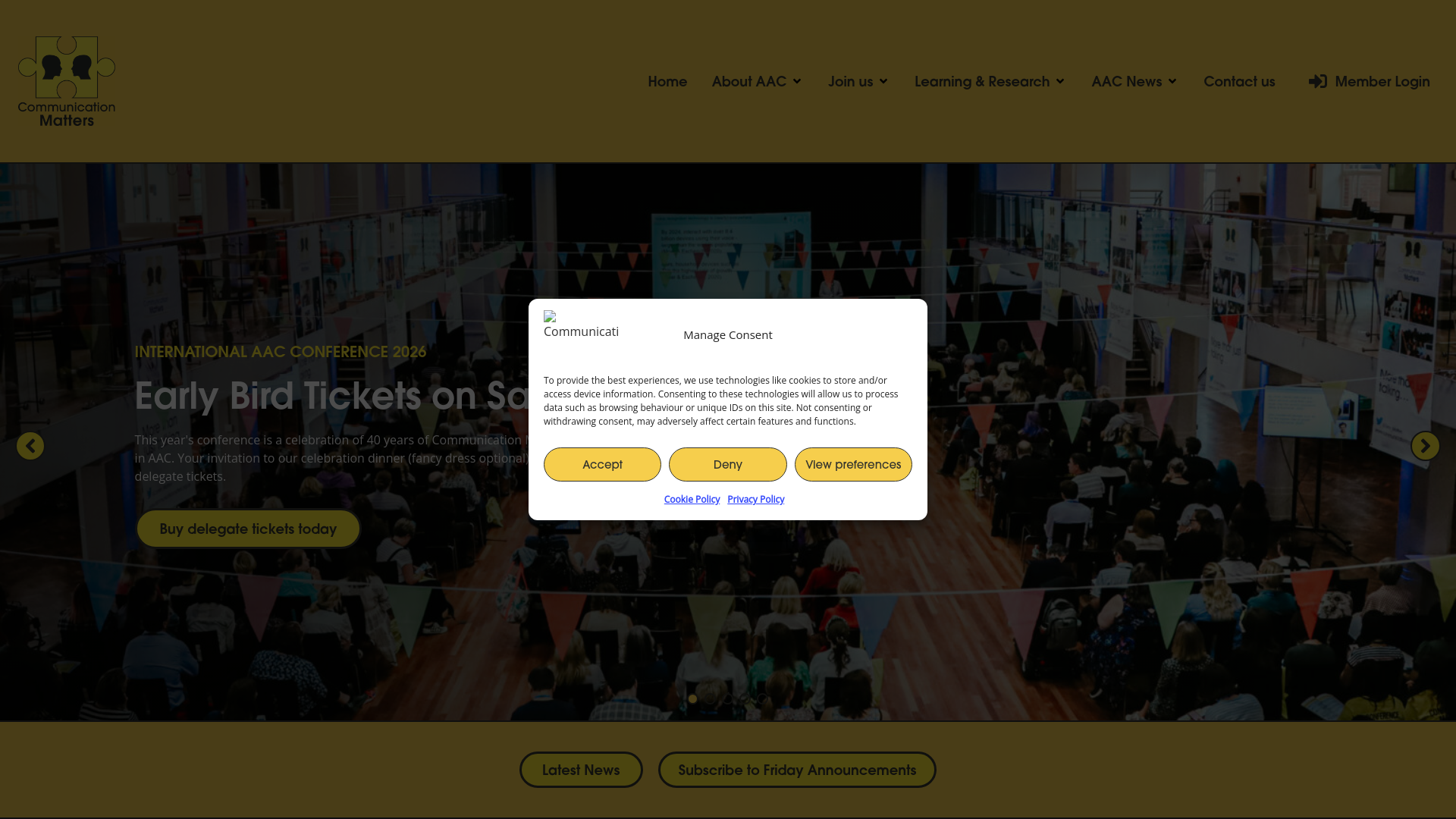Website screenshot
