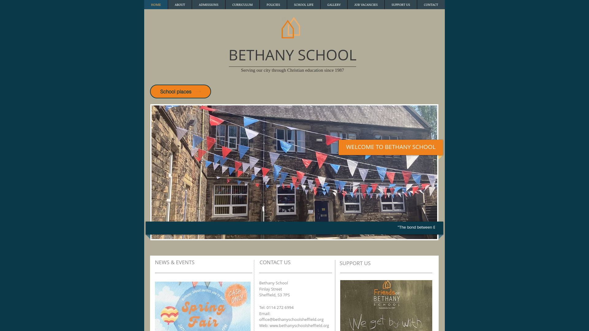 Website screenshot