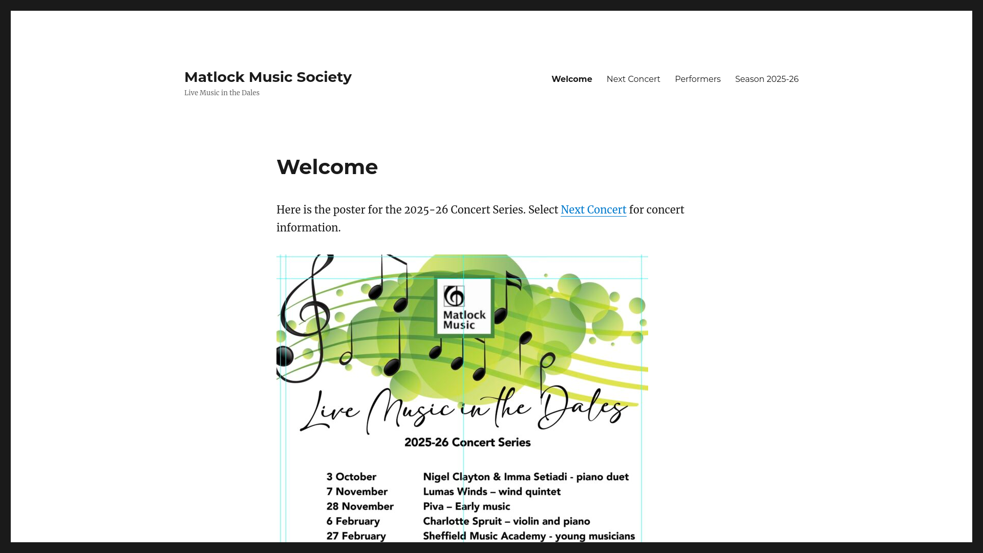 Website screenshot