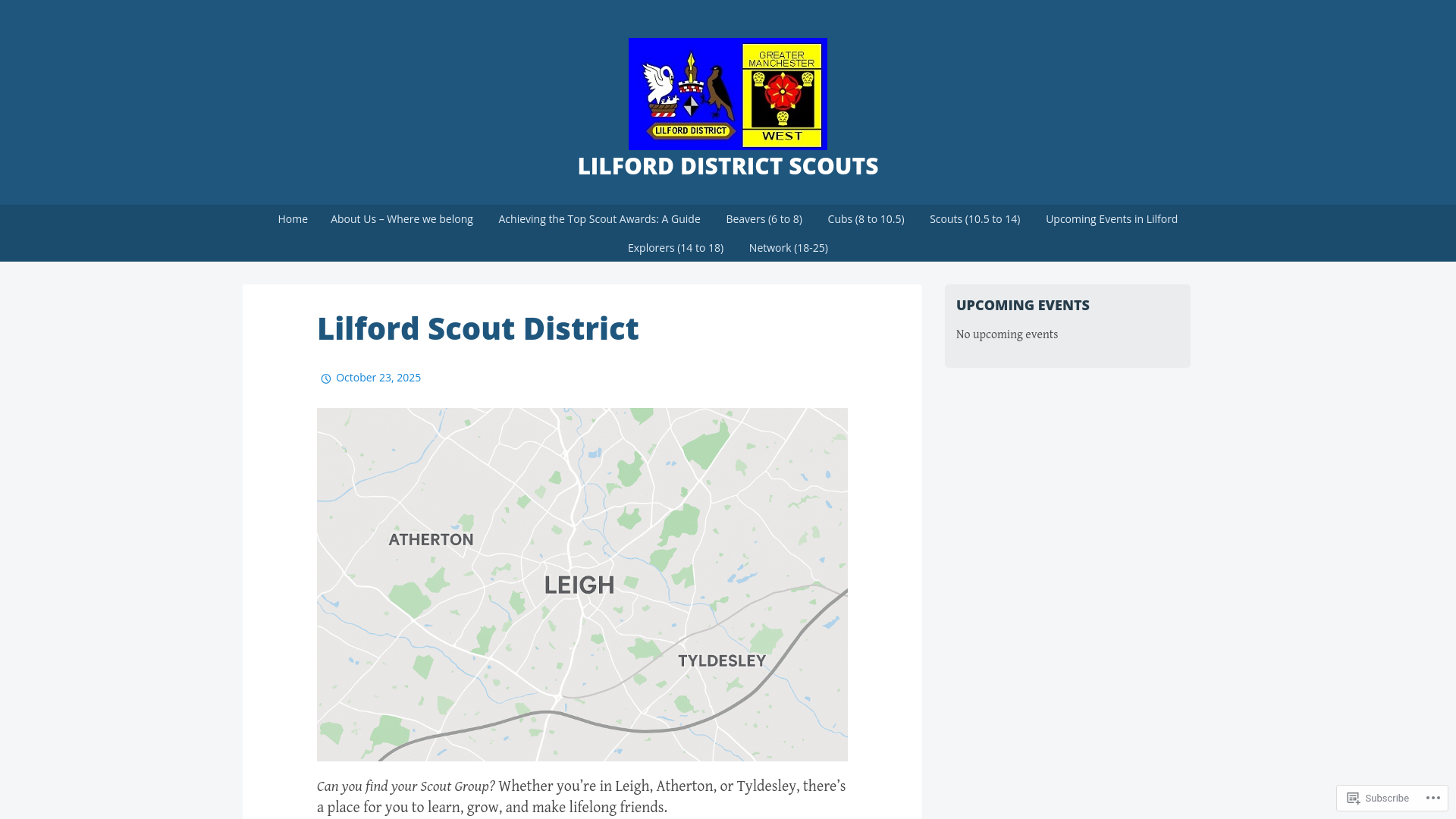 Website screenshot