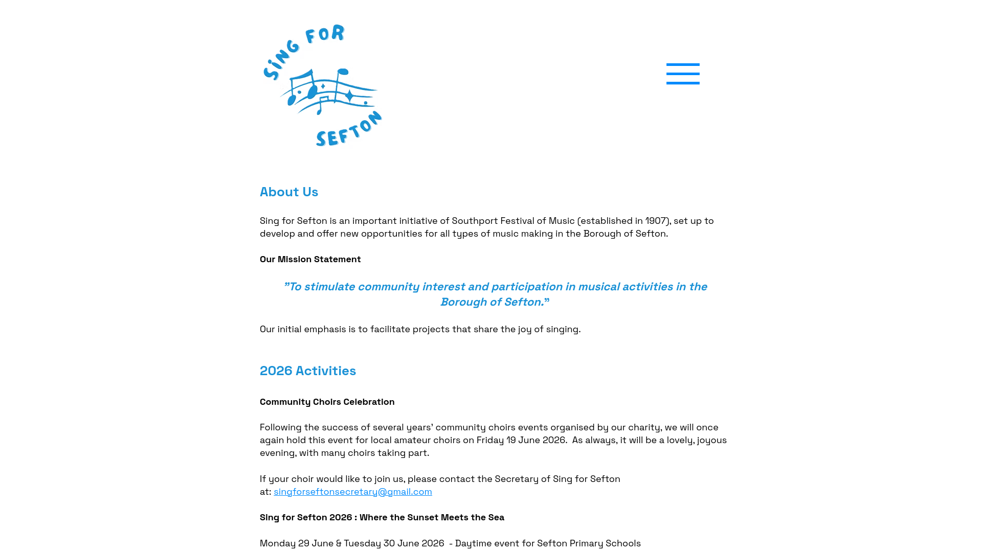 Website screenshot