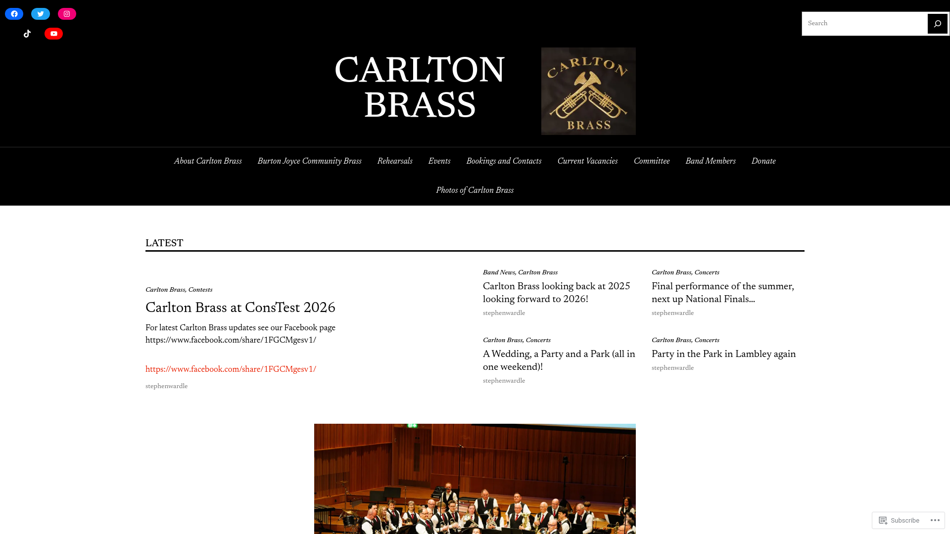 Website screenshot