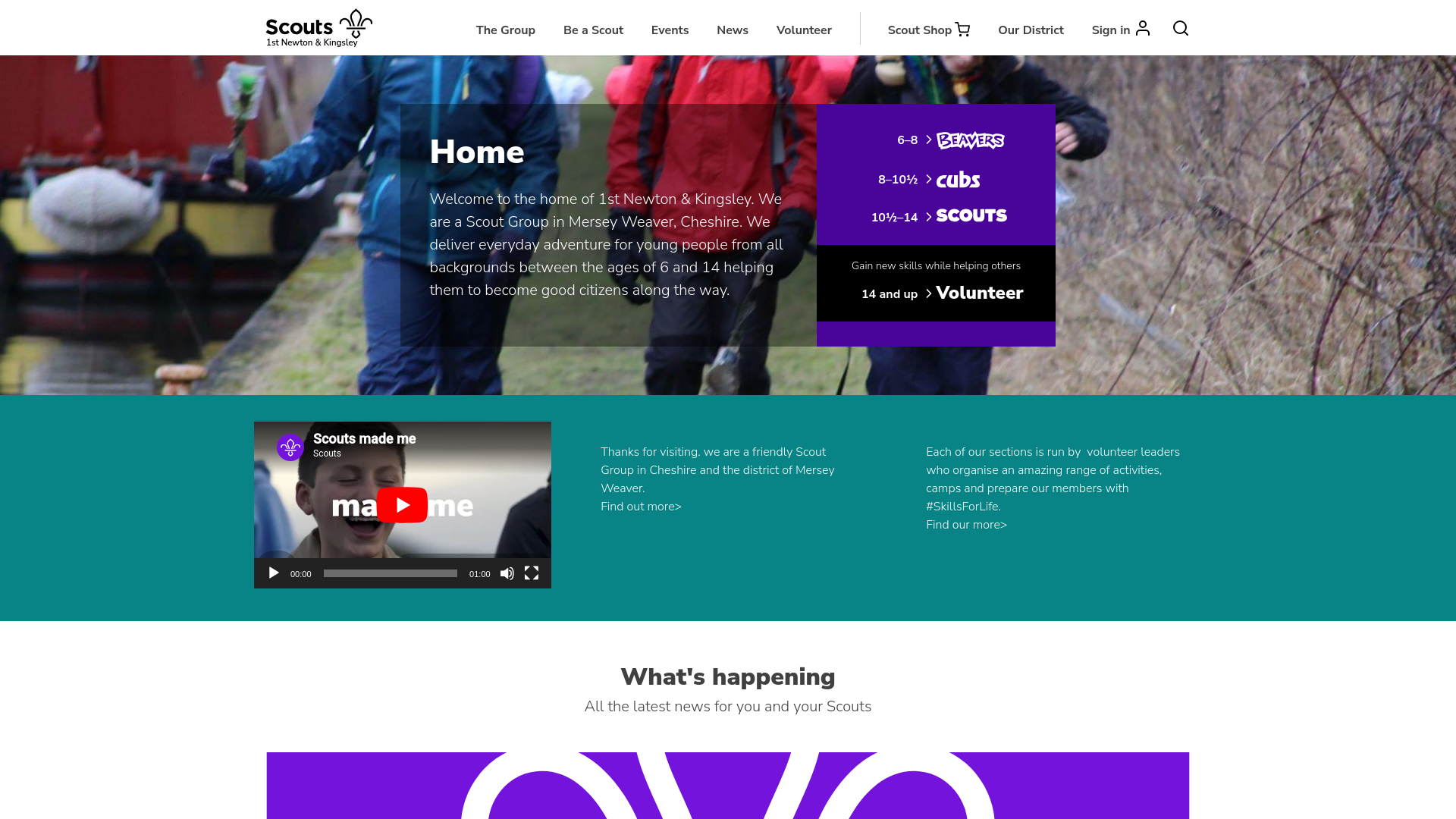 Website screenshot