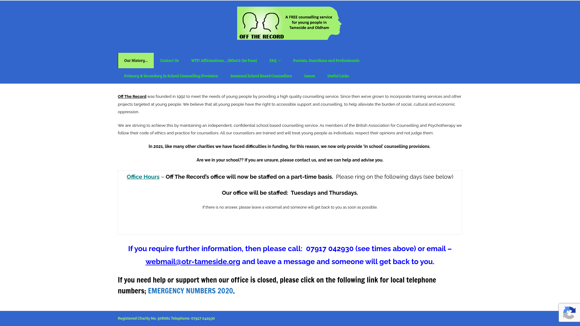 Website screenshot