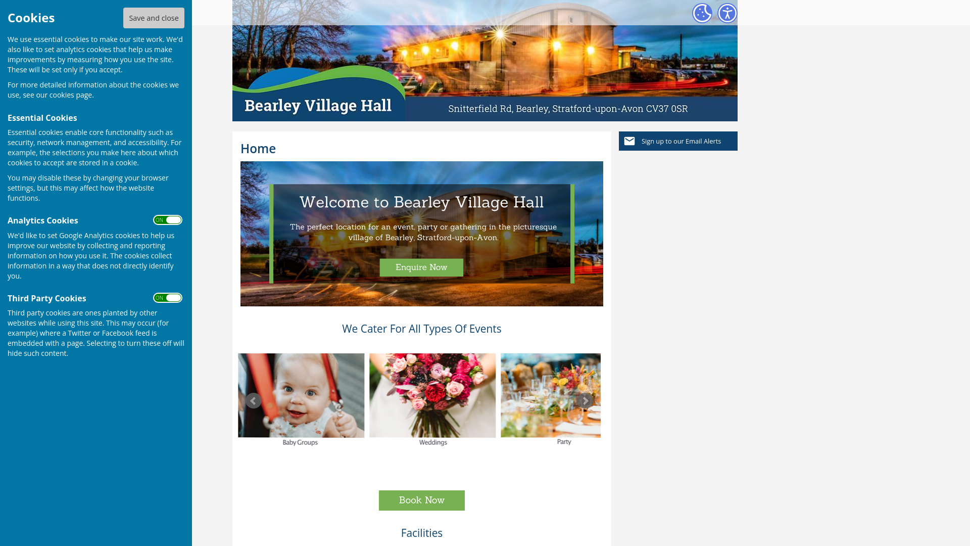 Website screenshot