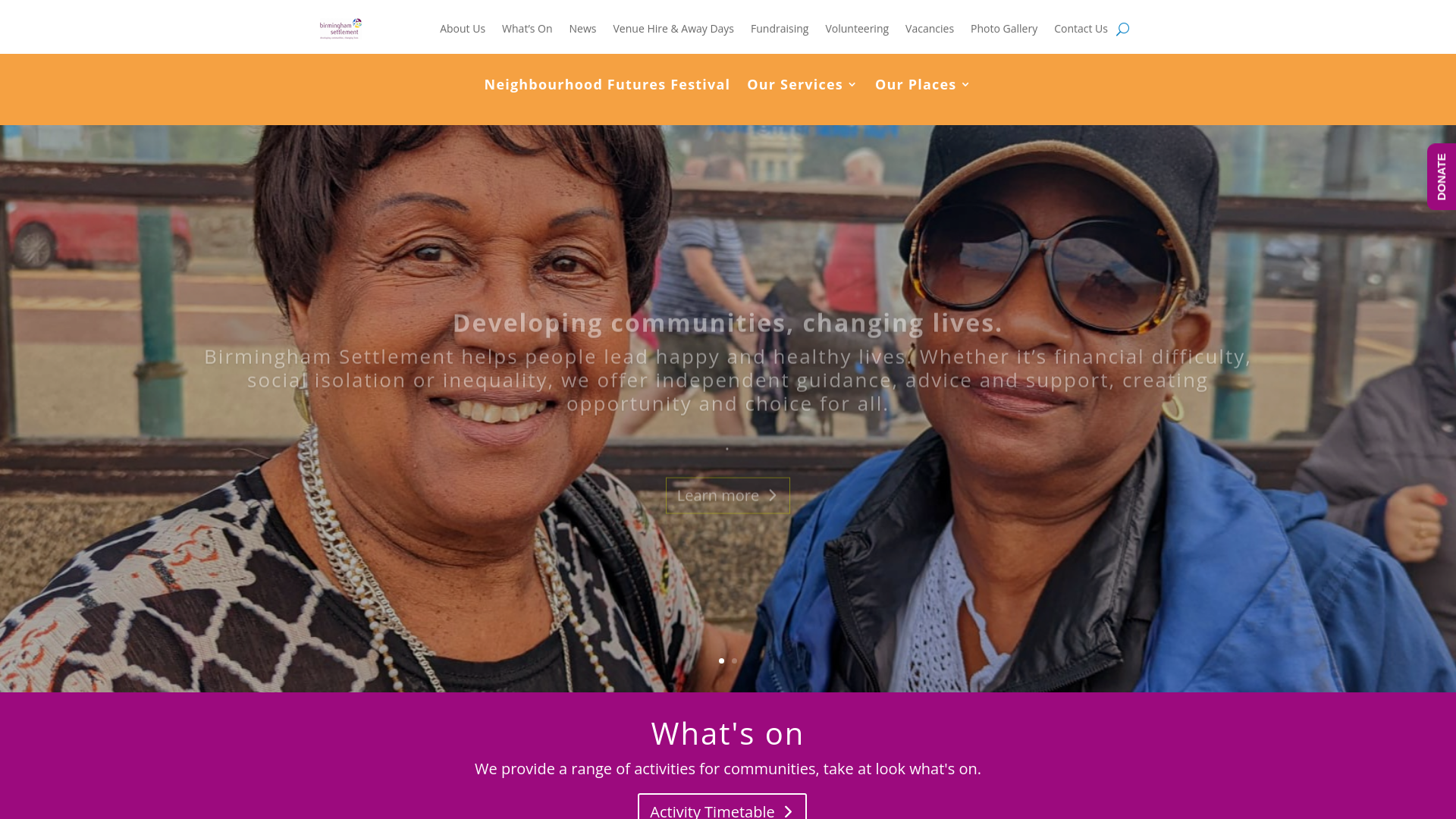 Website screenshot