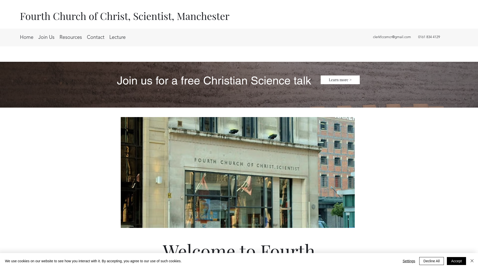 Website screenshot