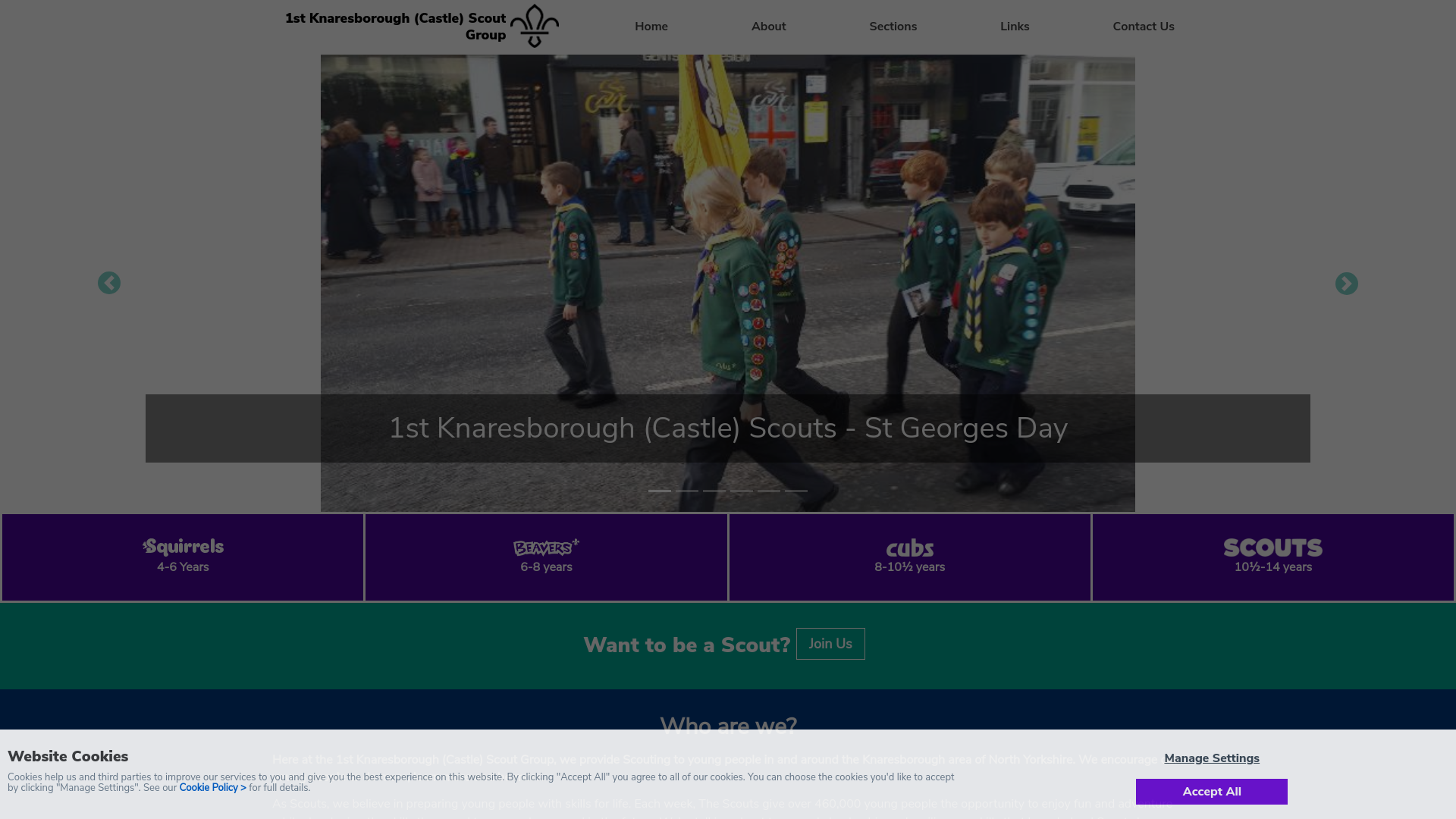 Website screenshot