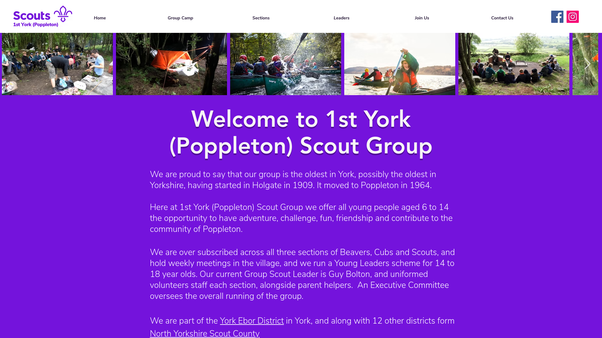 Website screenshot