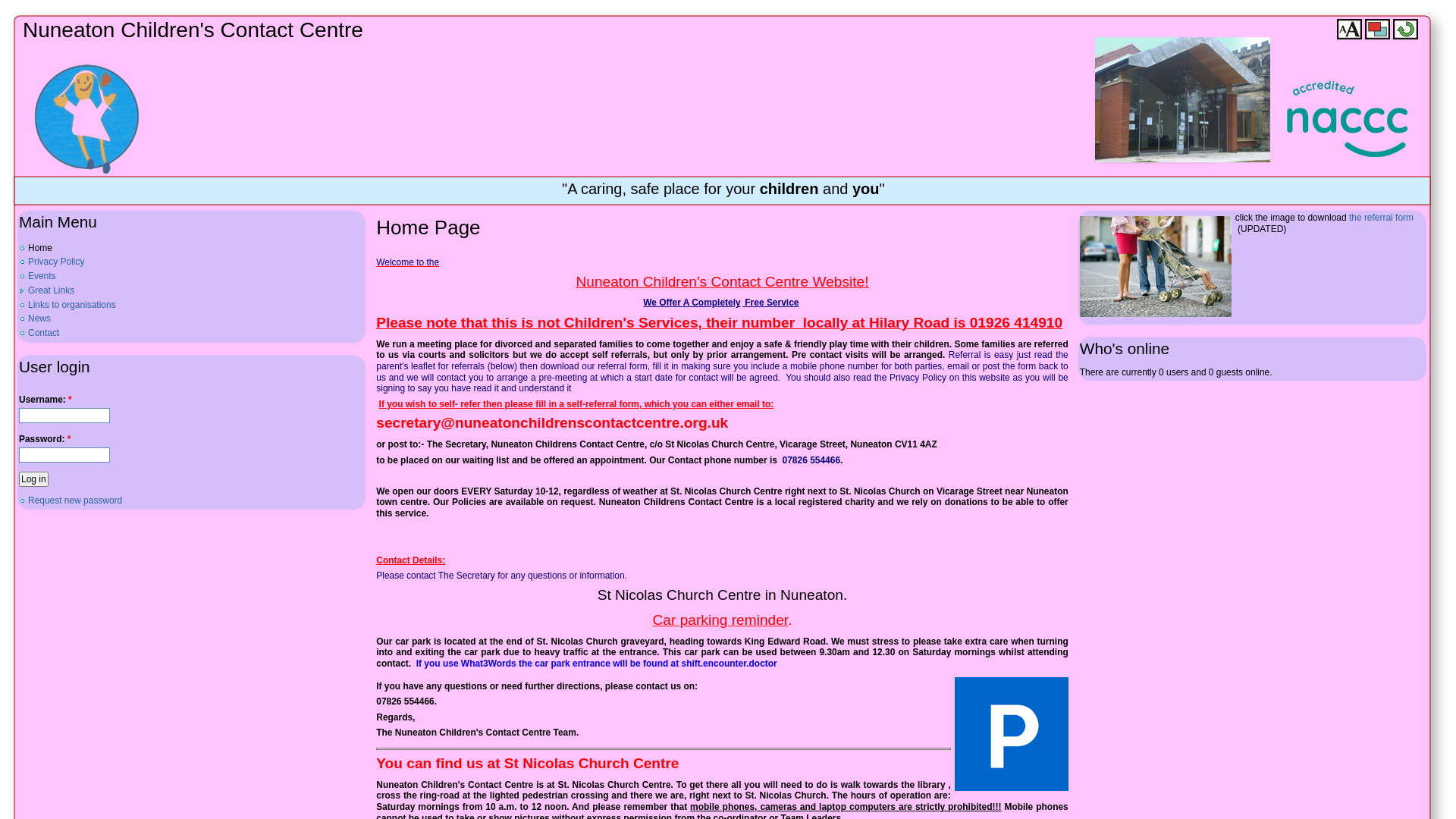 Website screenshot