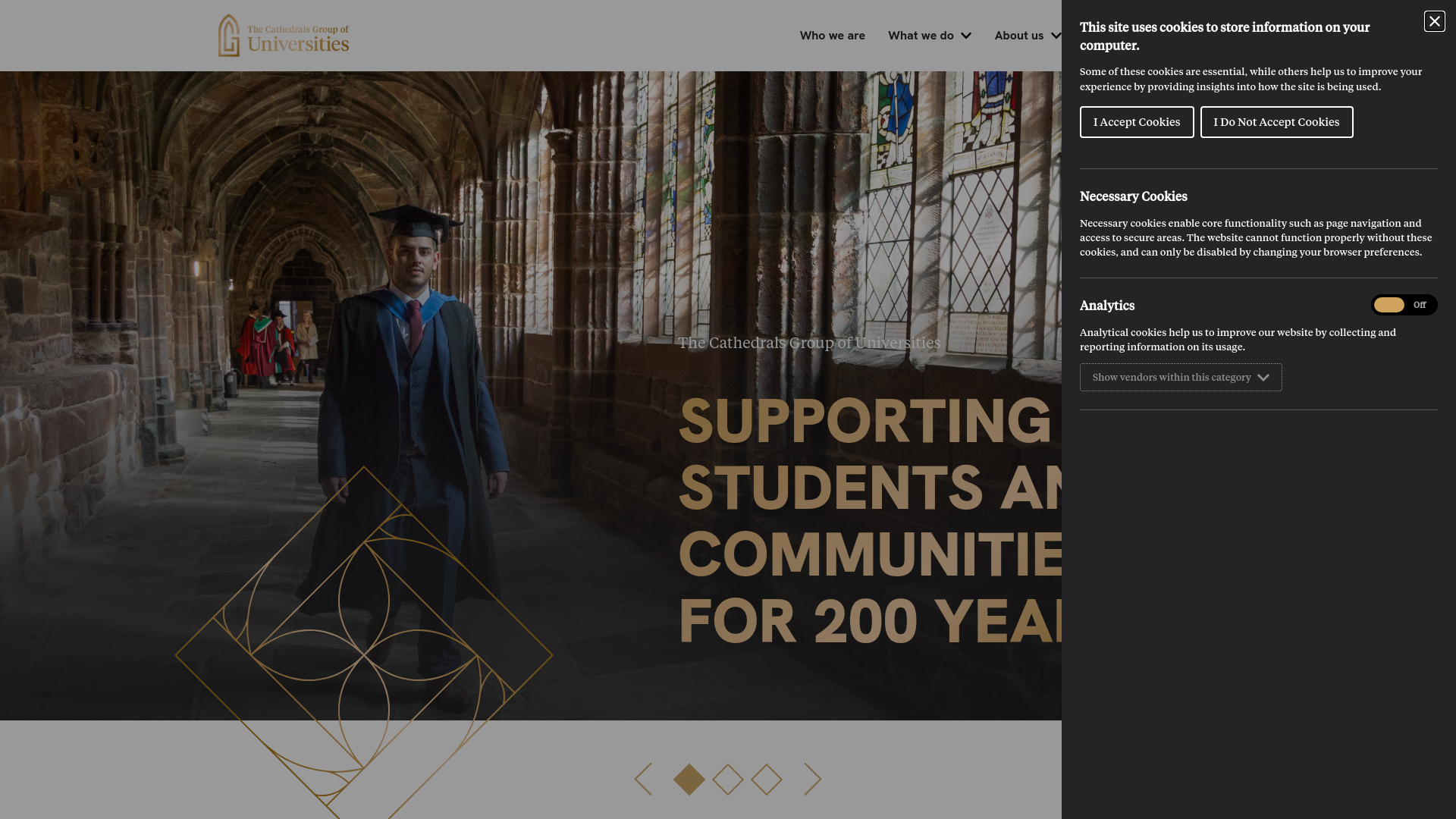 Website screenshot