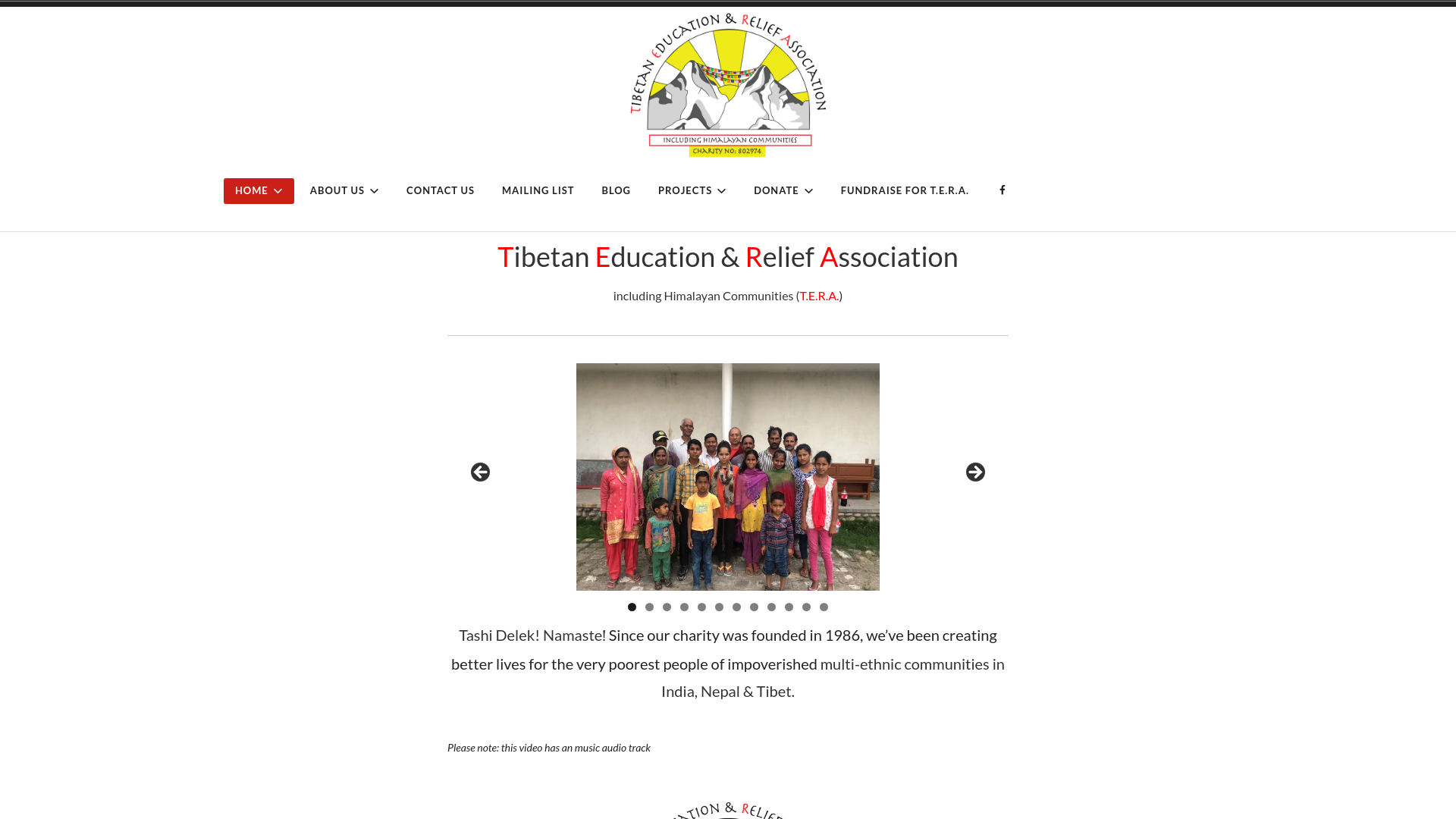 Website screenshot