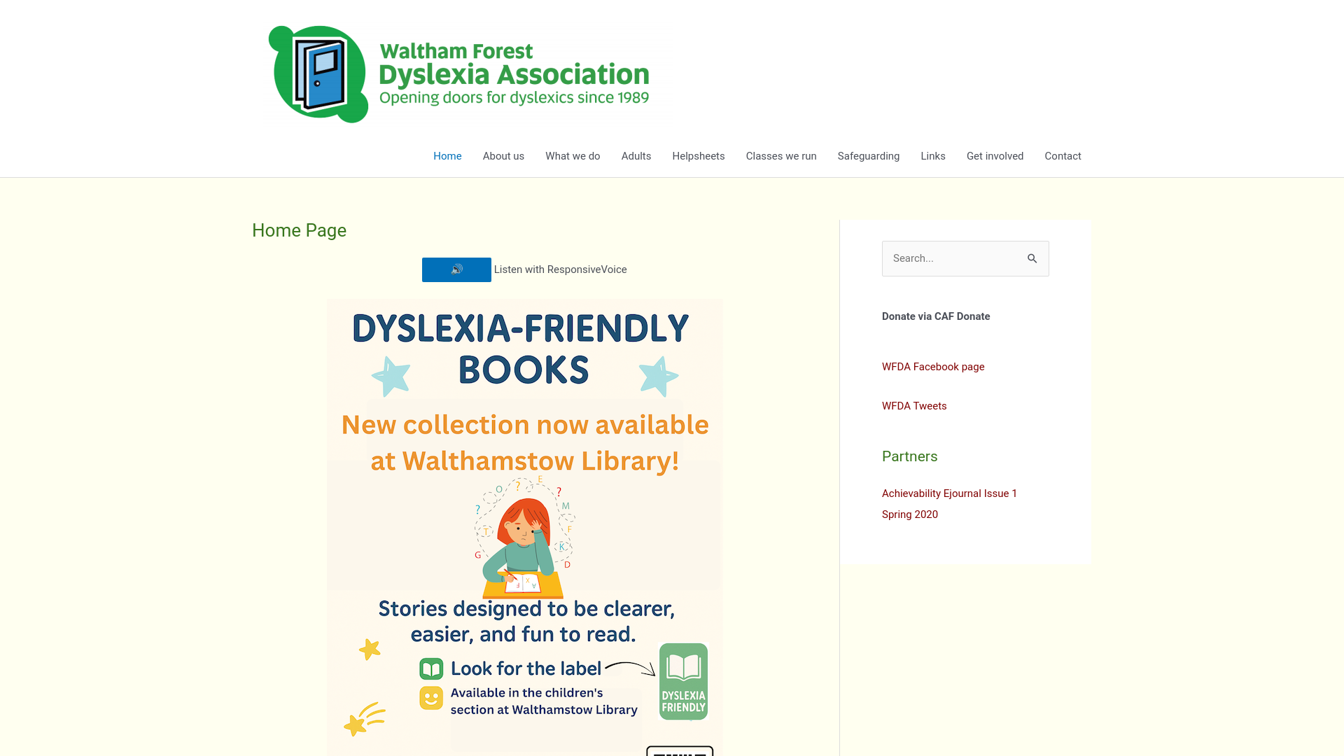 Website screenshot