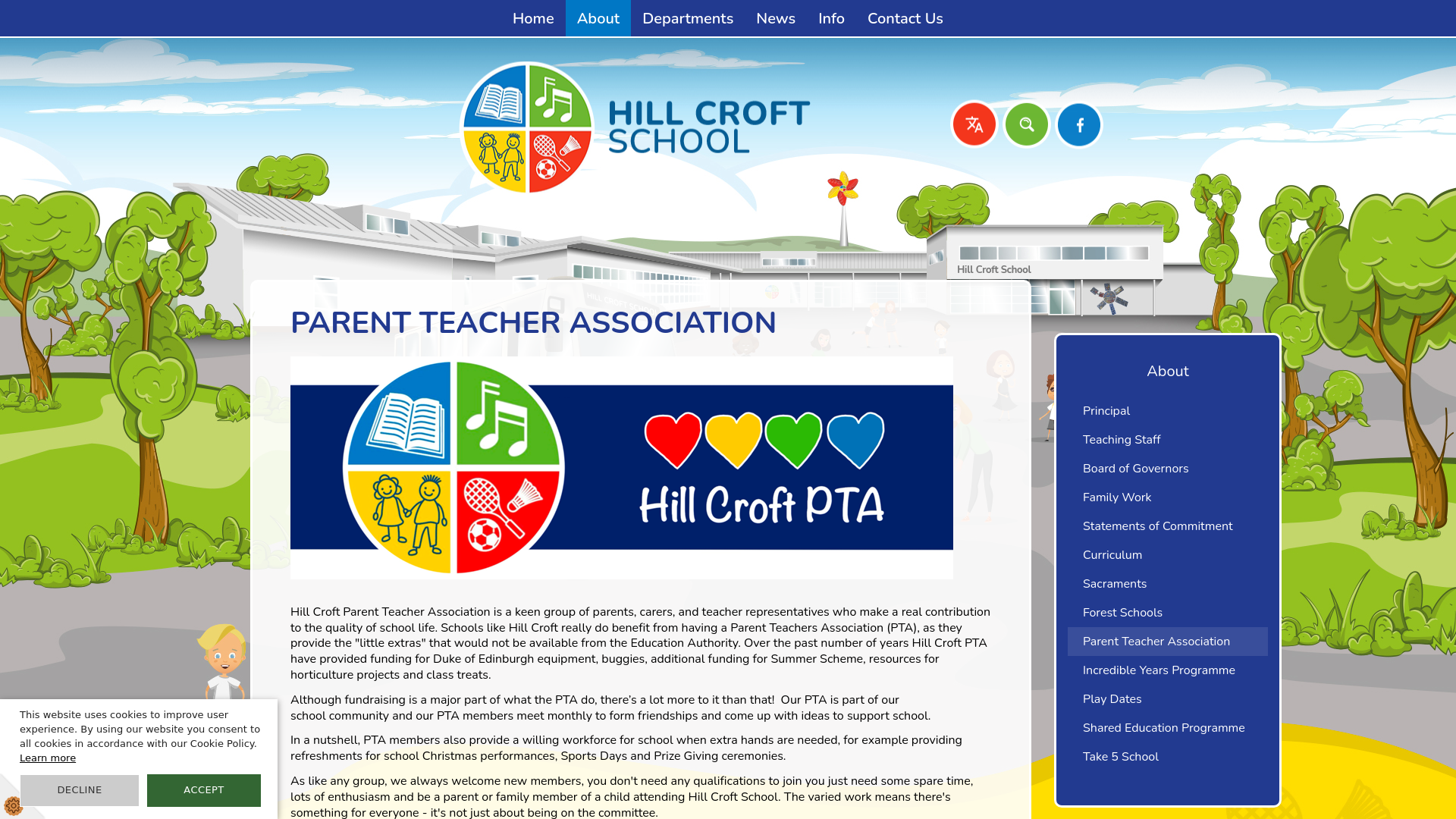 Website screenshot