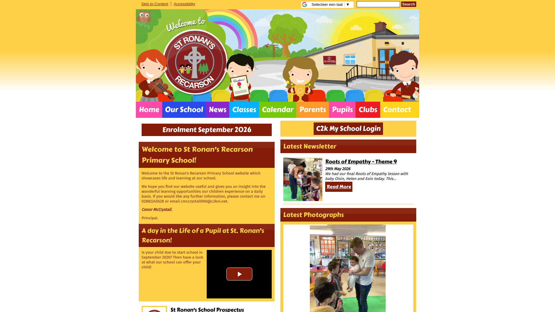 Website screenshot