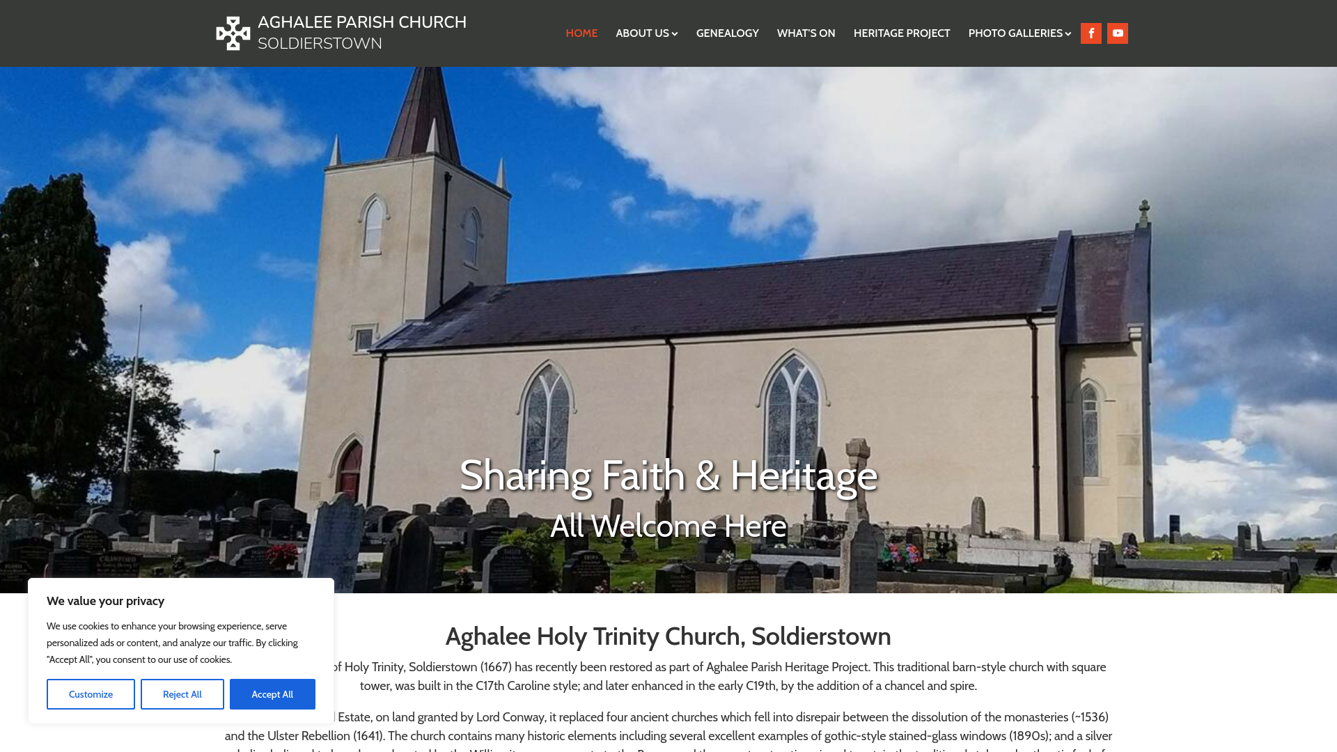 Website screenshot