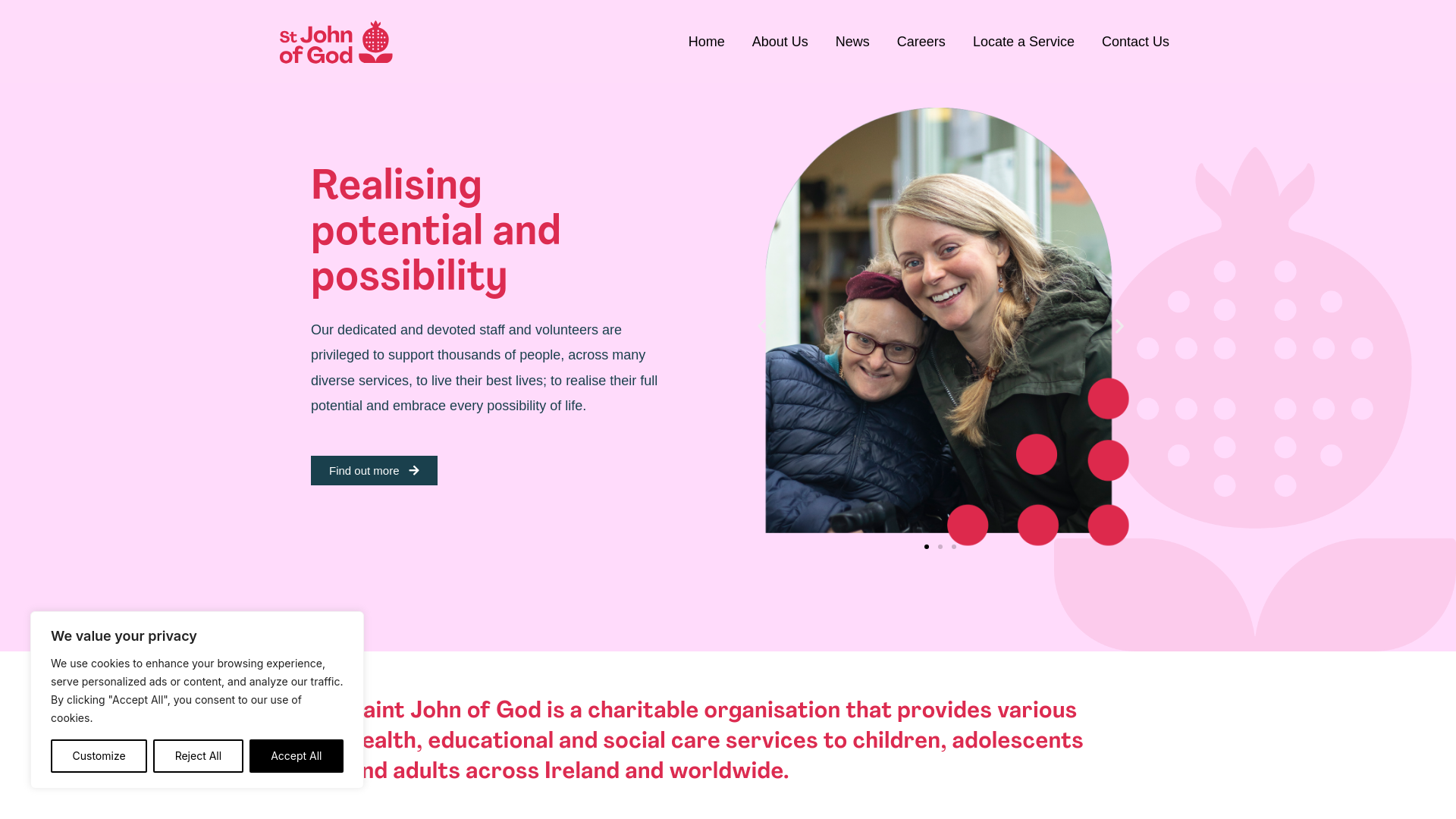 Website screenshot