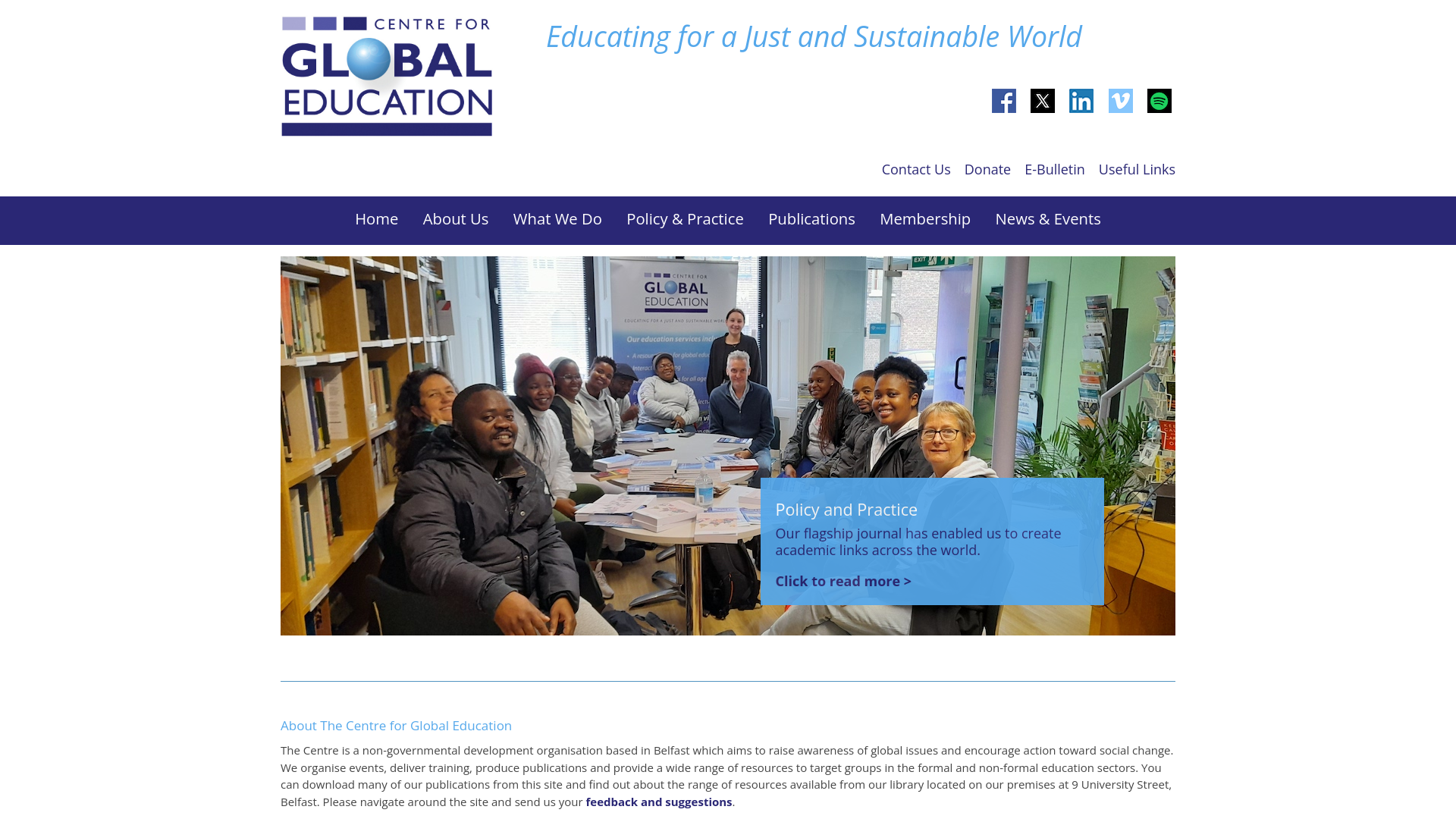 Website screenshot