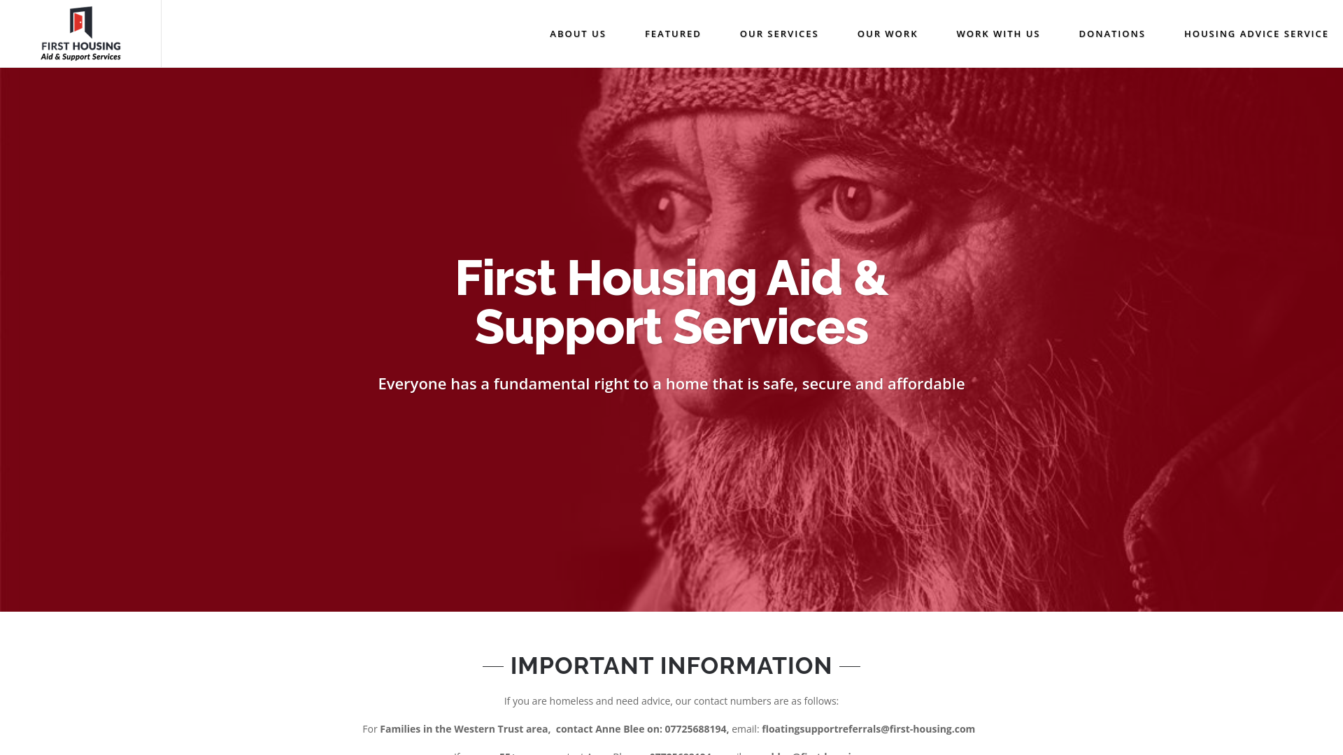Website screenshot