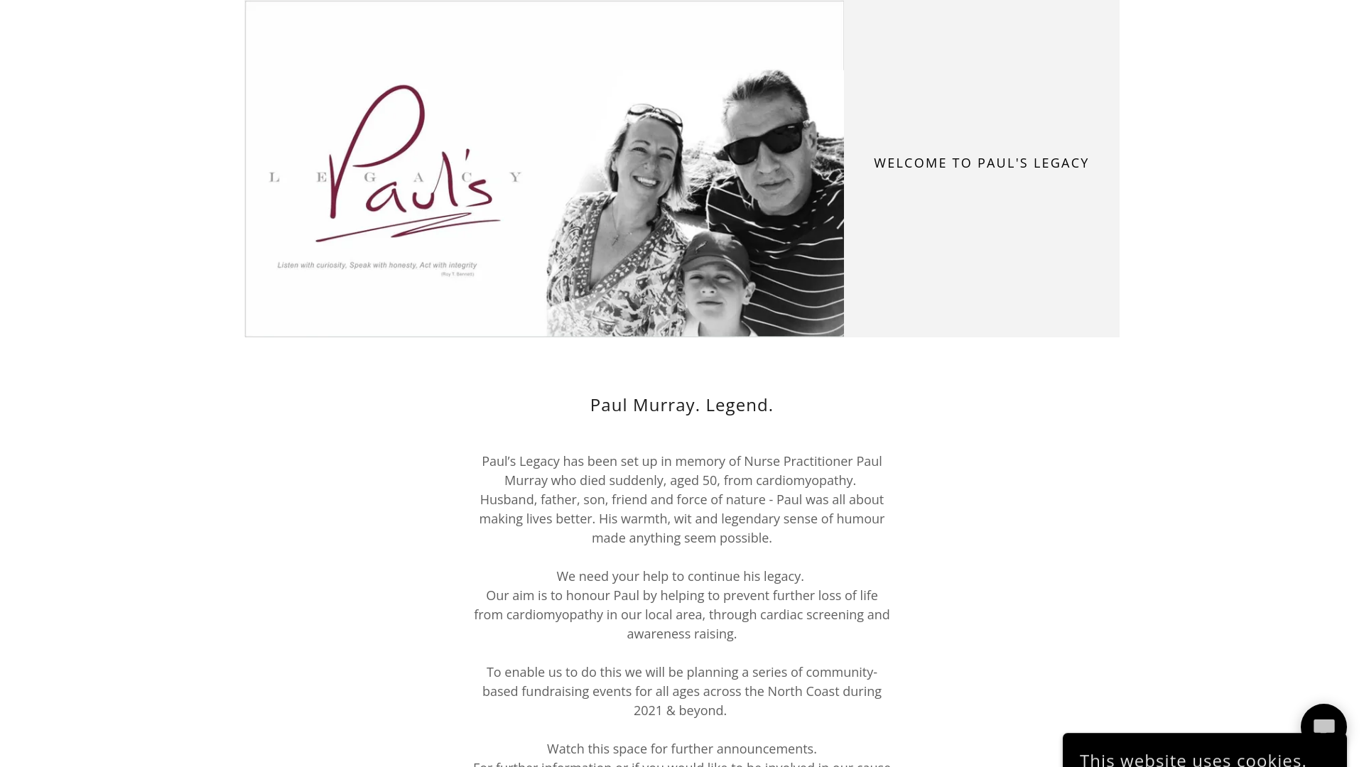 Website screenshot